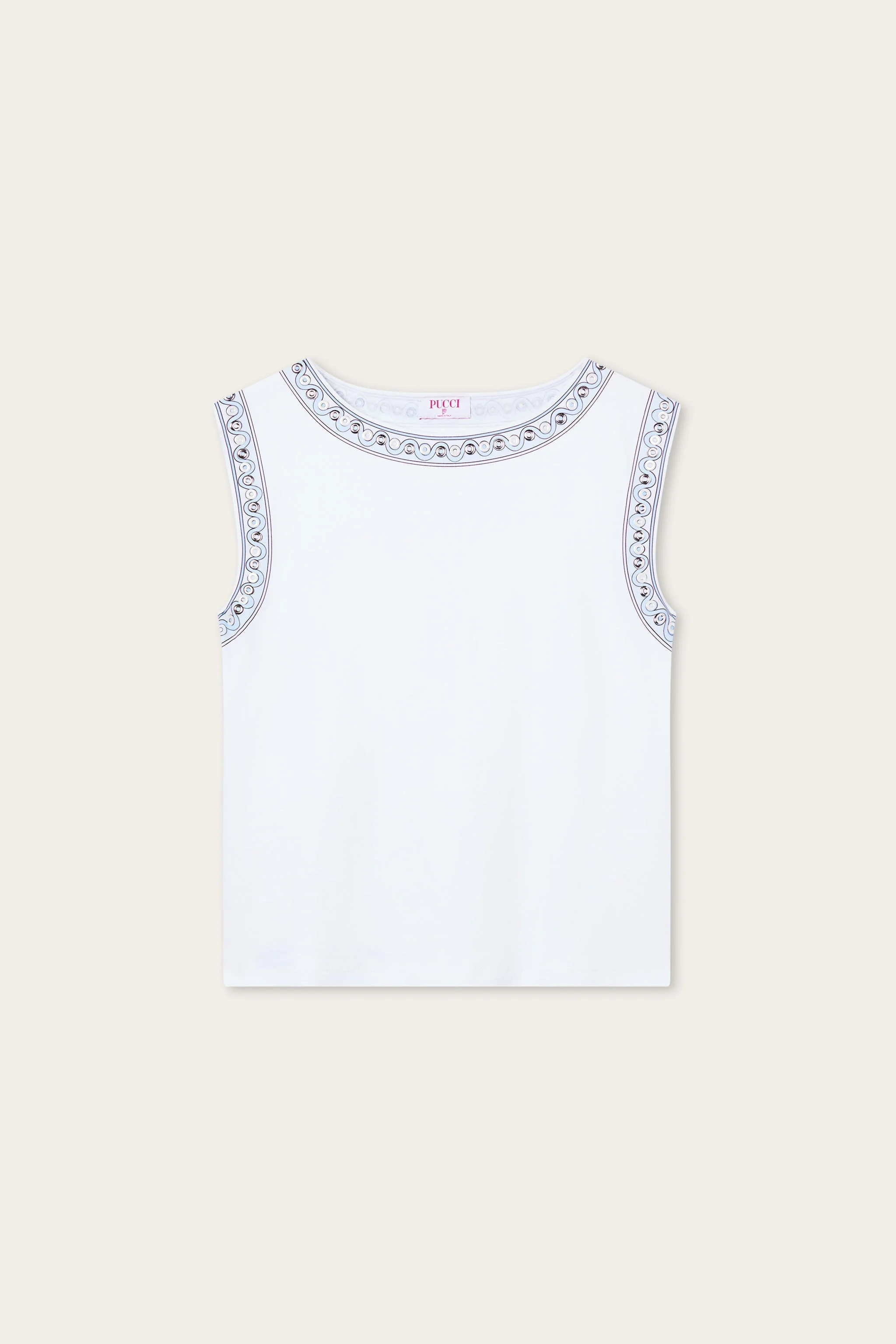 T-SHIRT WITH METALLIC DETAILS - 1