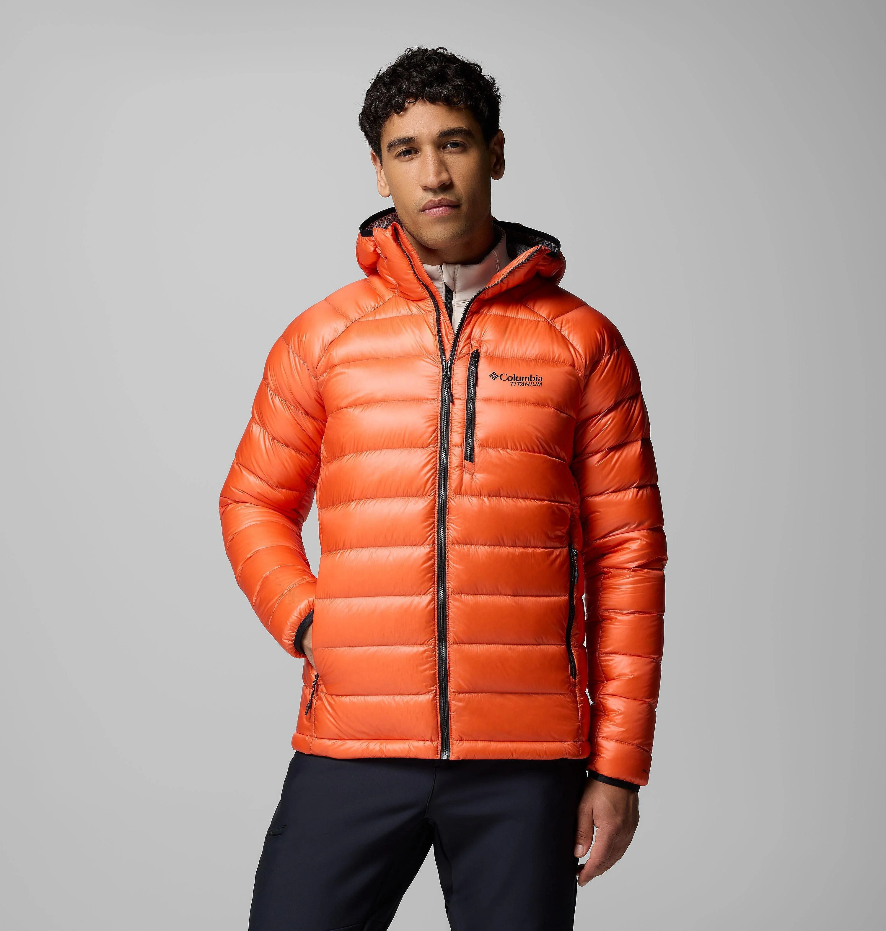 Men's Arctic Crest Down Hooded Jacket - 1