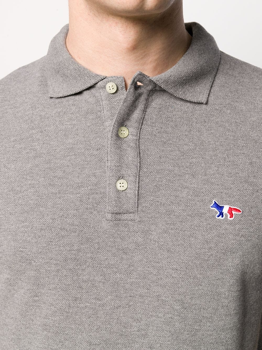 logo embroidered polo shirt - 5