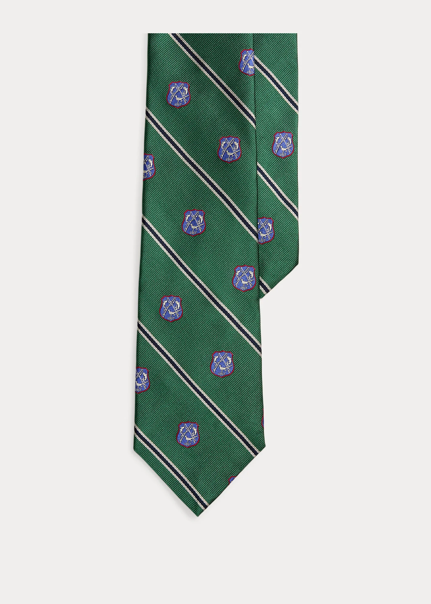 Silk Repp Club Tie - 1