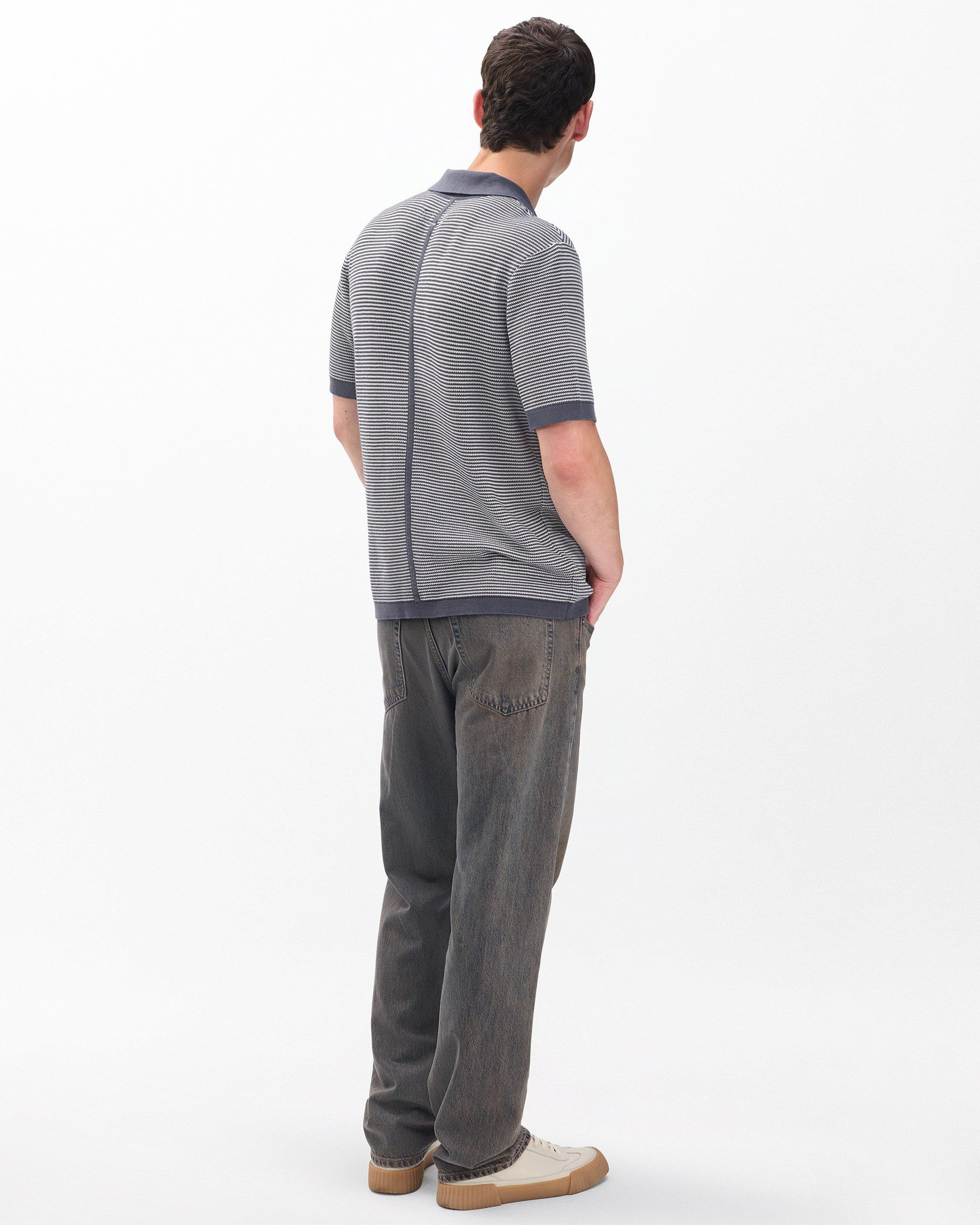 Harvey Knit Johnny Collar Polo - 6