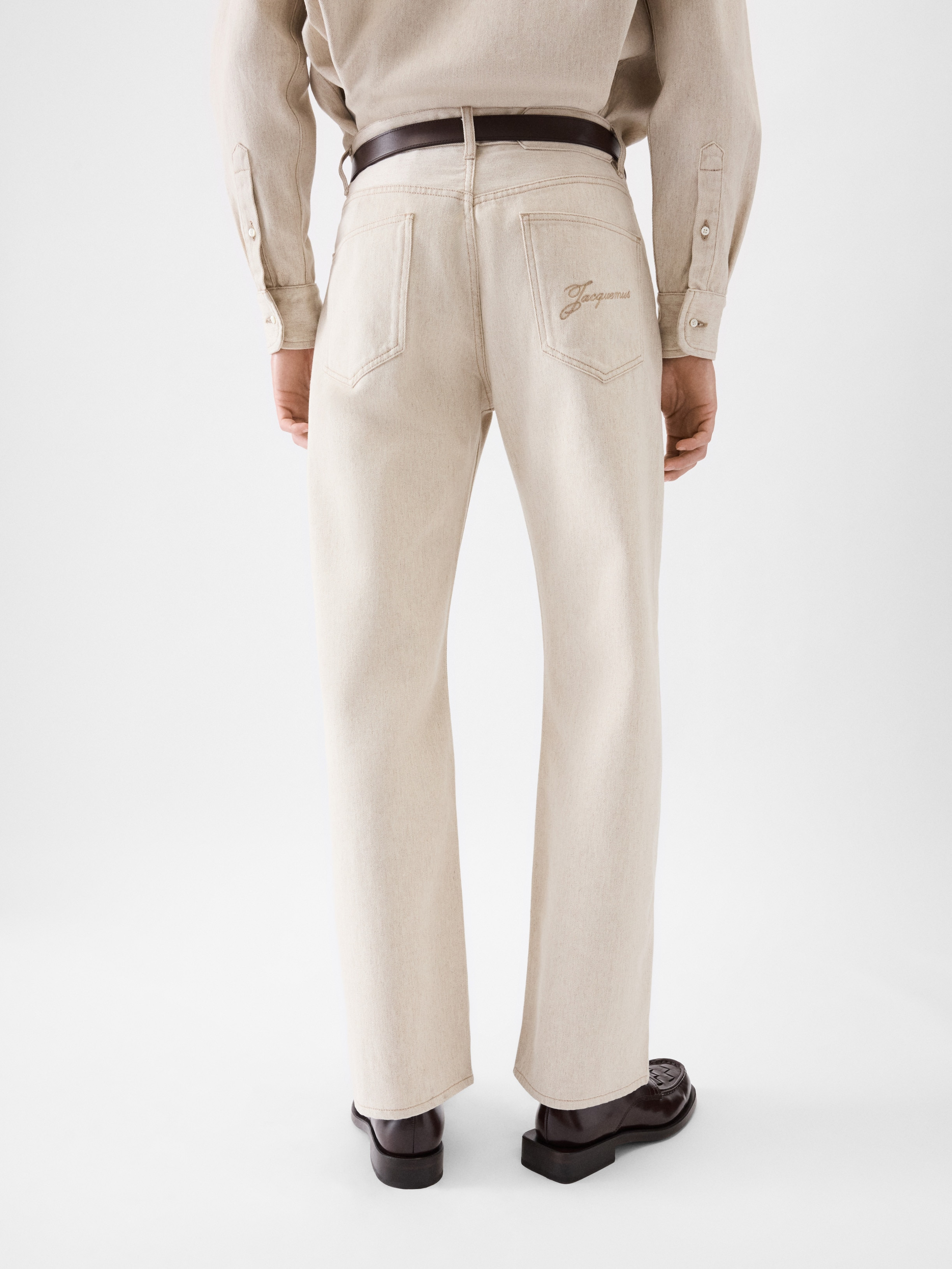 The straight de-Nîmes denim pants - 4