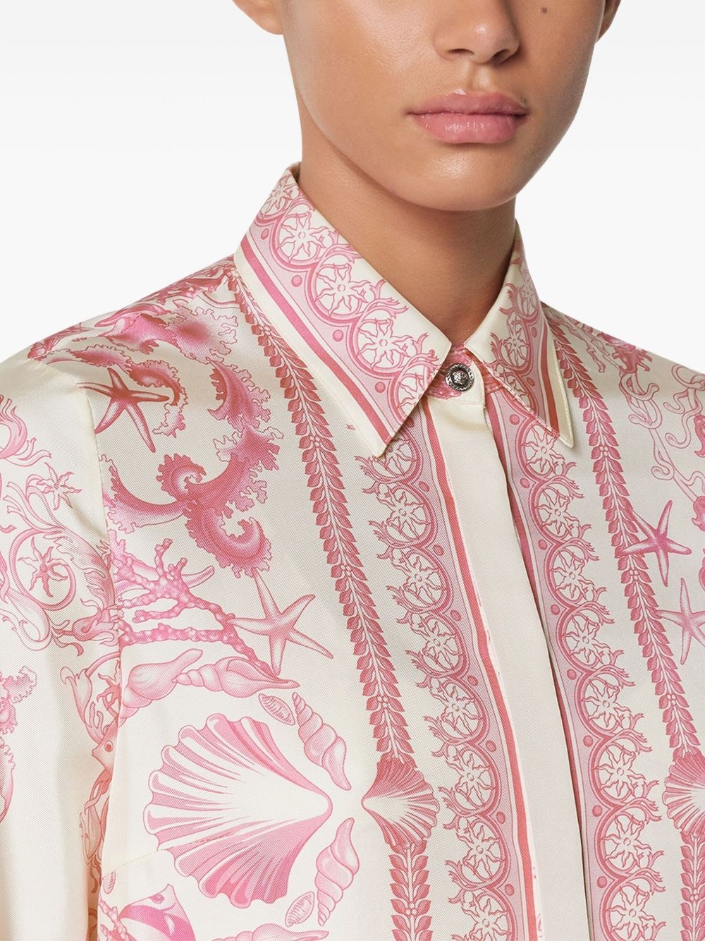 Underwater Barocco-print shirt - 5