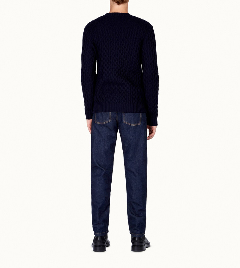 ROUND NECK JUMPER - BLUE 3