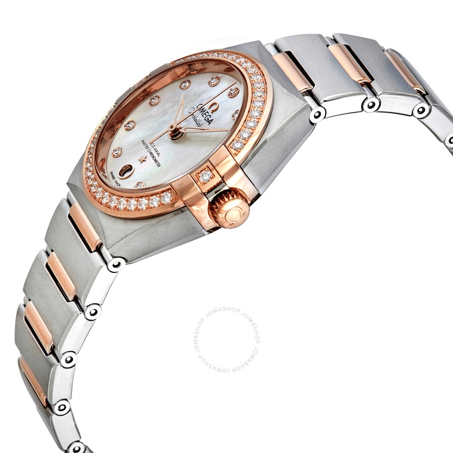 Pre-owned Omega Constellation Manhattan Automatic Diamond Ladies Watch 131.25.29.20.55.001 - 2