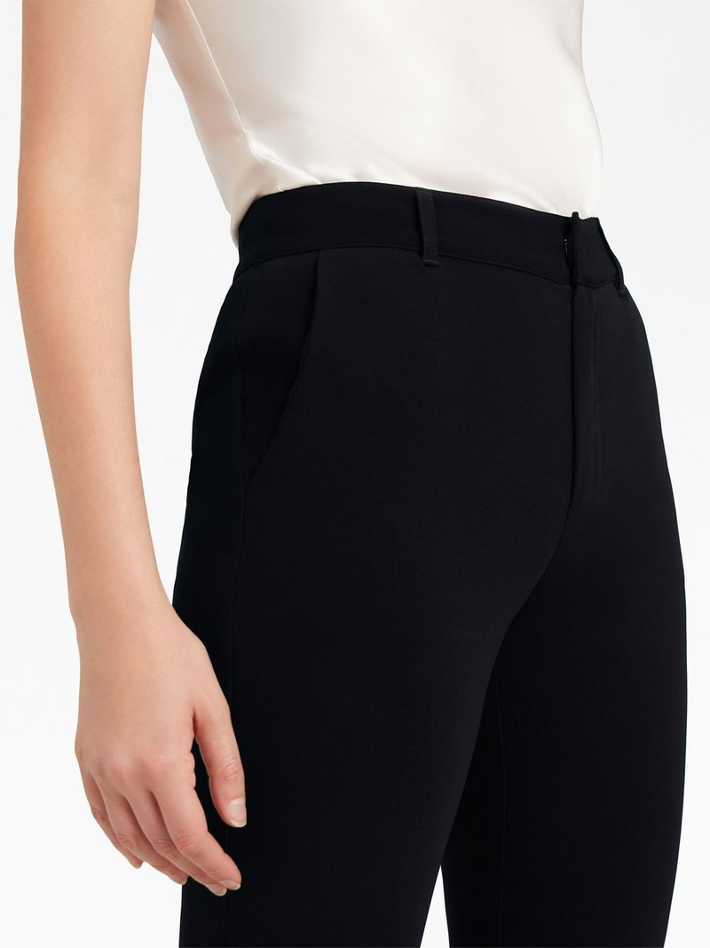 slightly-flared tailored trousers 5