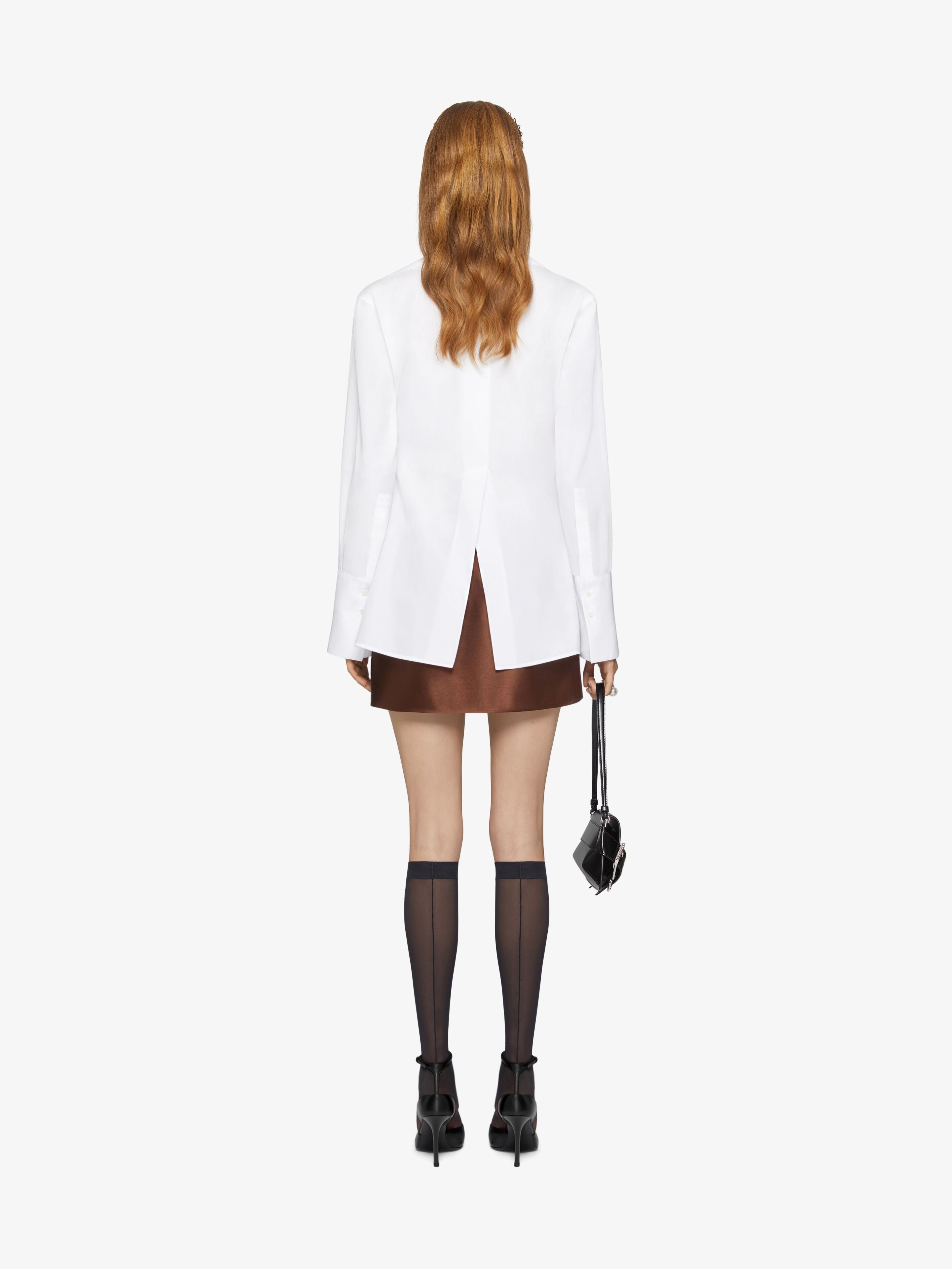 WRAP SHIRT IN POPLIN - 4