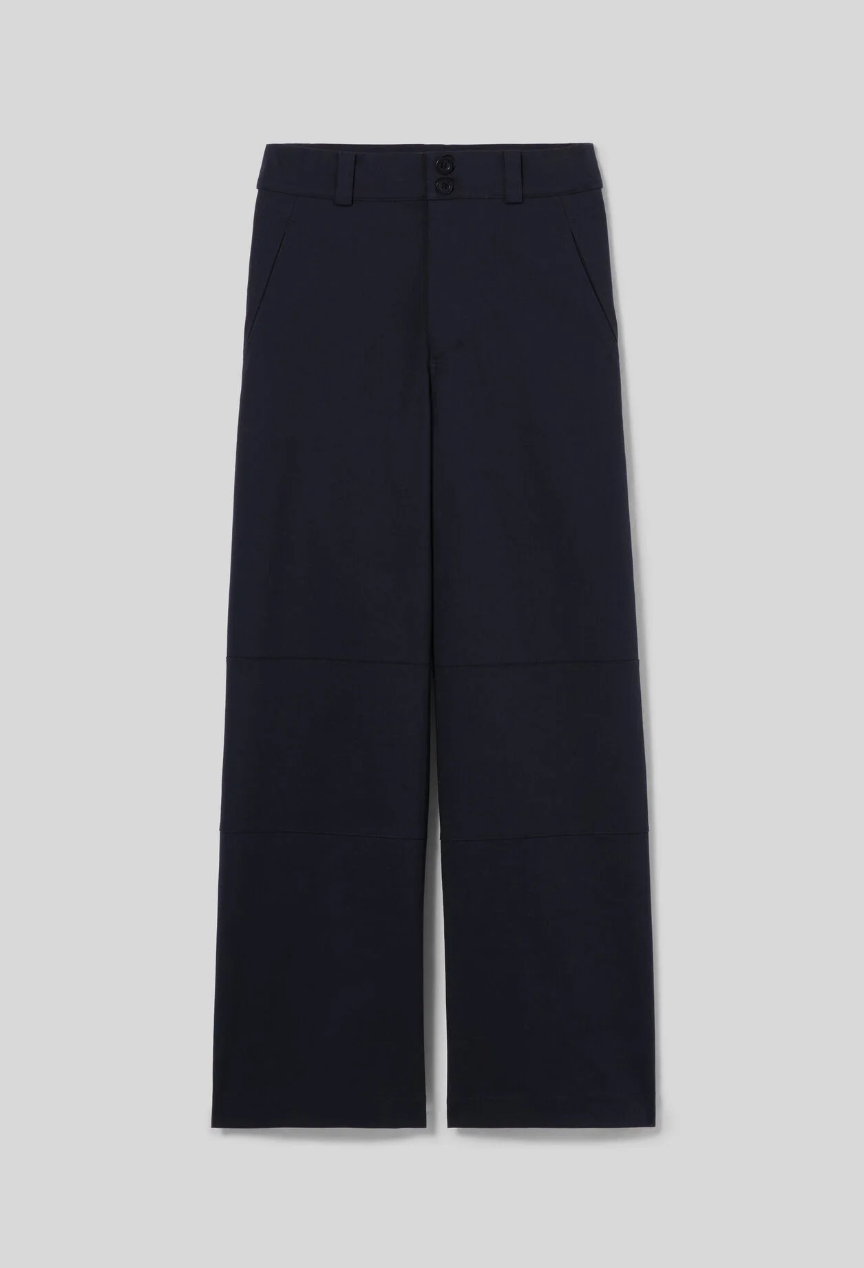 COTTON GABARDINE TROUSERS - 1