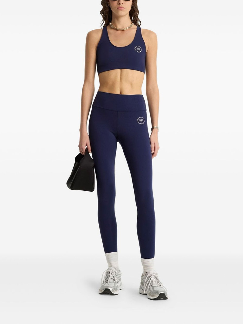 Sporty & Rich logo-embellished leggings outlook