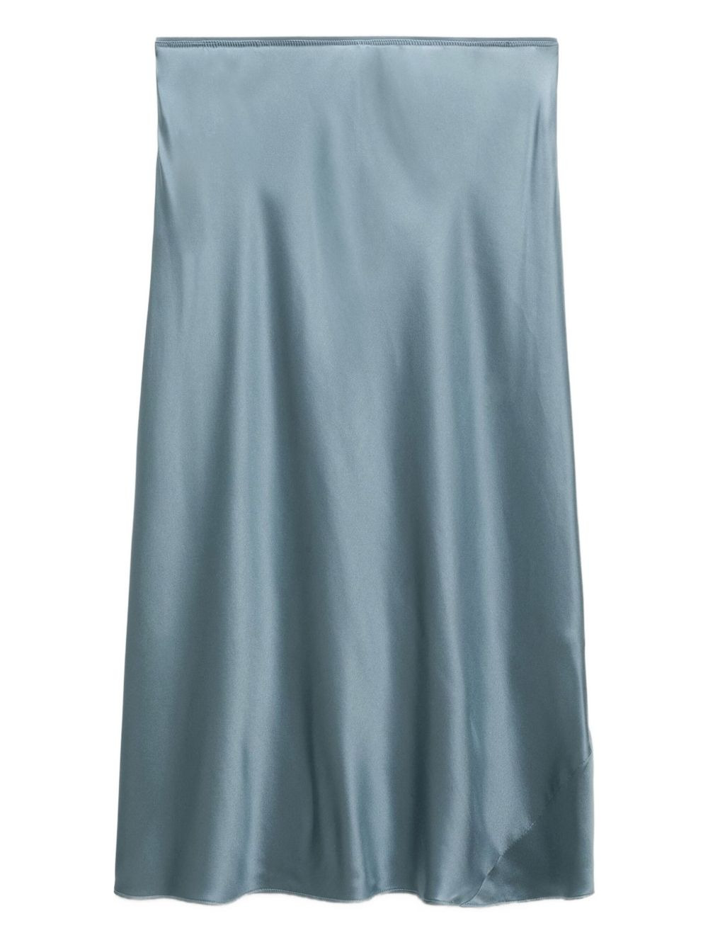 charmeuse silk slip skirt - 1