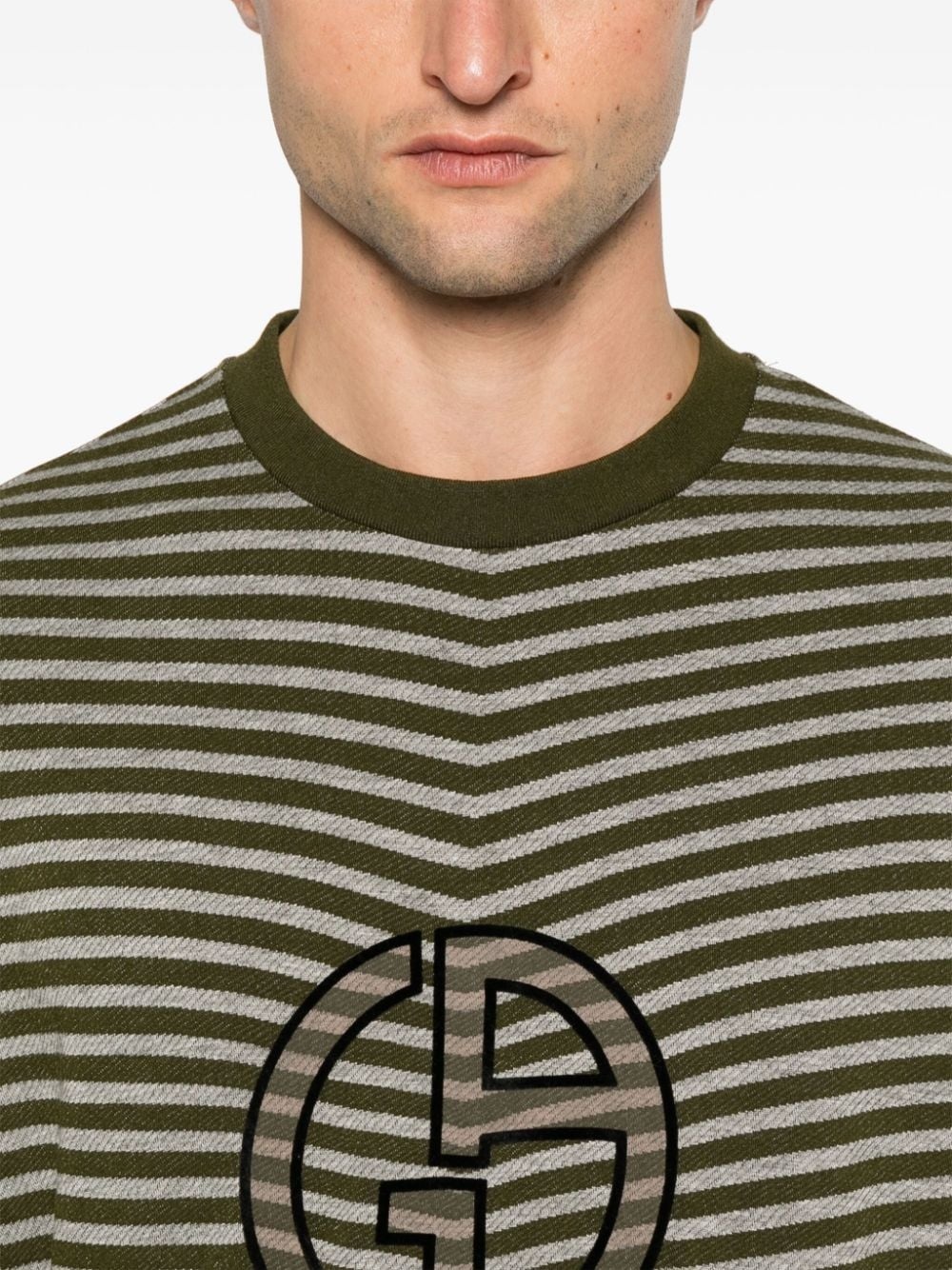 flocked-logo T-shirt - 4