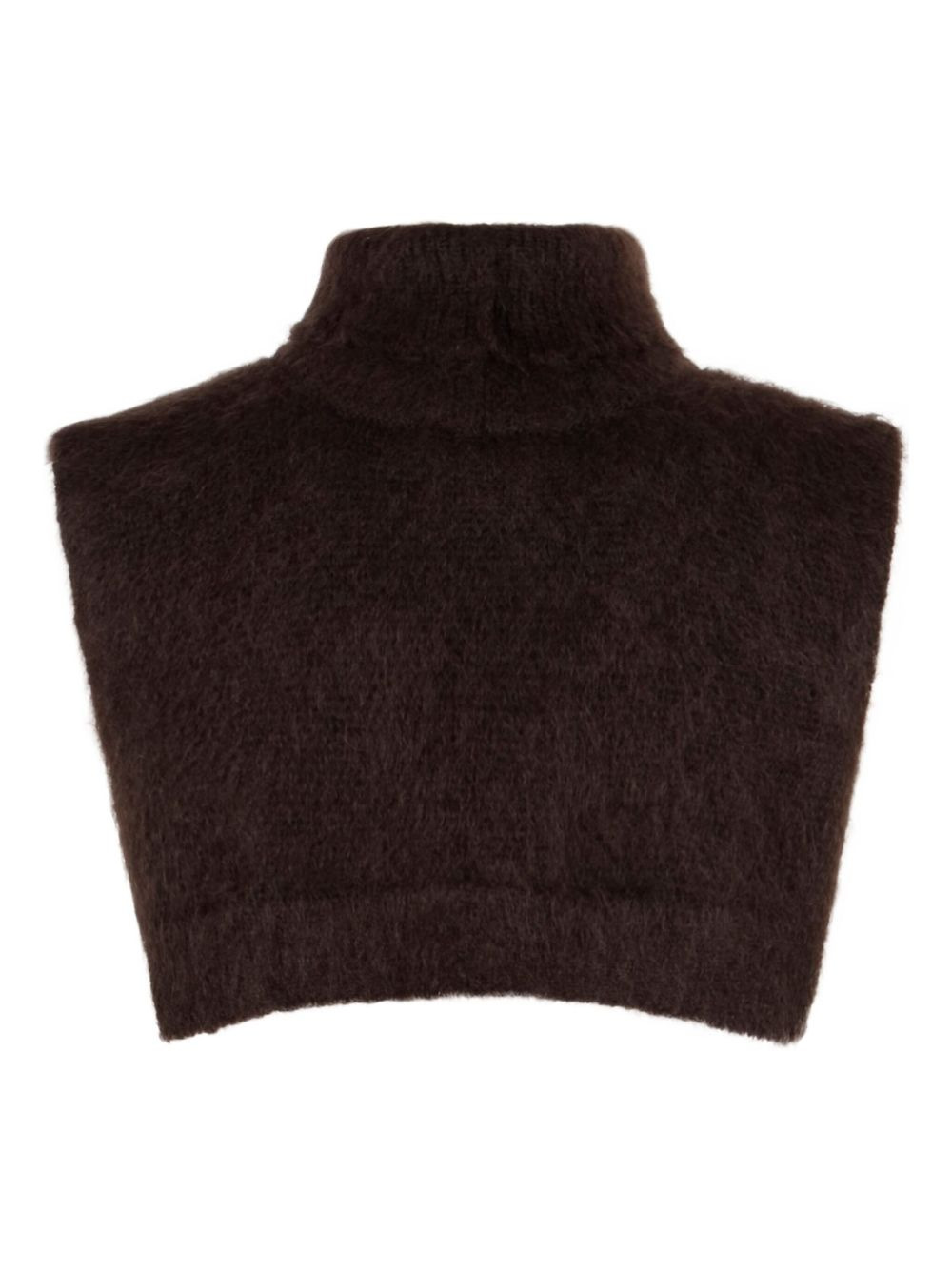 turtleneck cropped top - 2