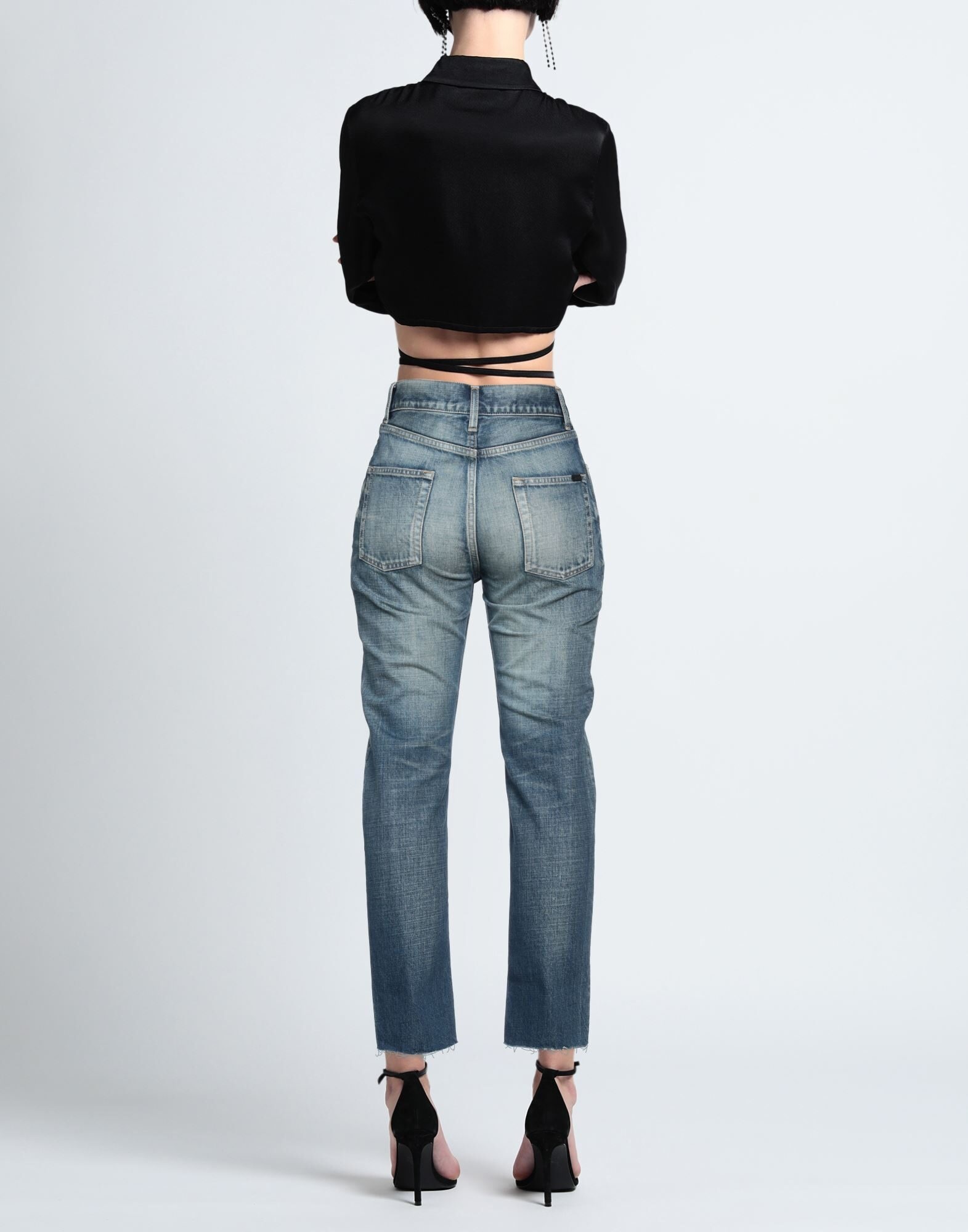 Blue Women's Denim Pants - 3