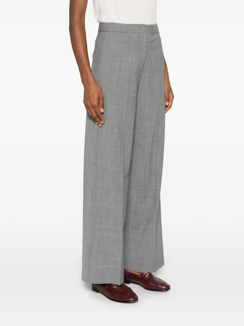 mélange-effect trousers 3