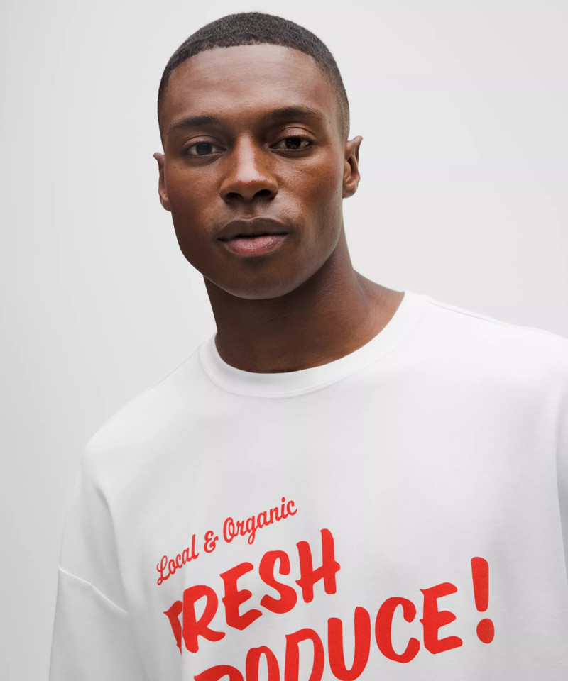 Stretch Cotton-Blend Oversized Fresh Produce T-Shirt *Erewhon 4