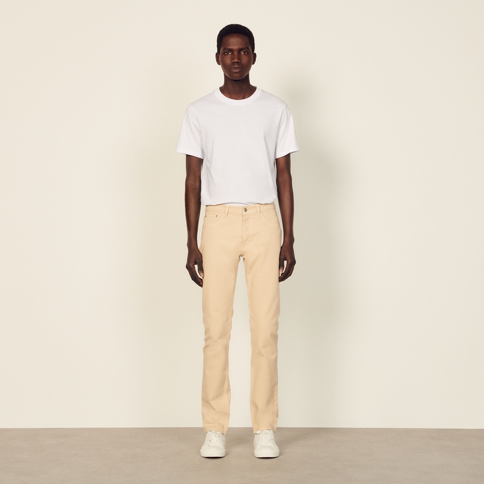 Slim-fit cotton jeans - 6