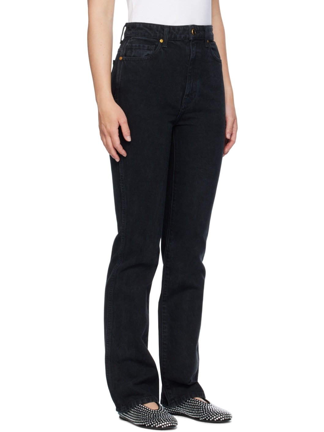 Black 'The Danielle' Jeans - 4