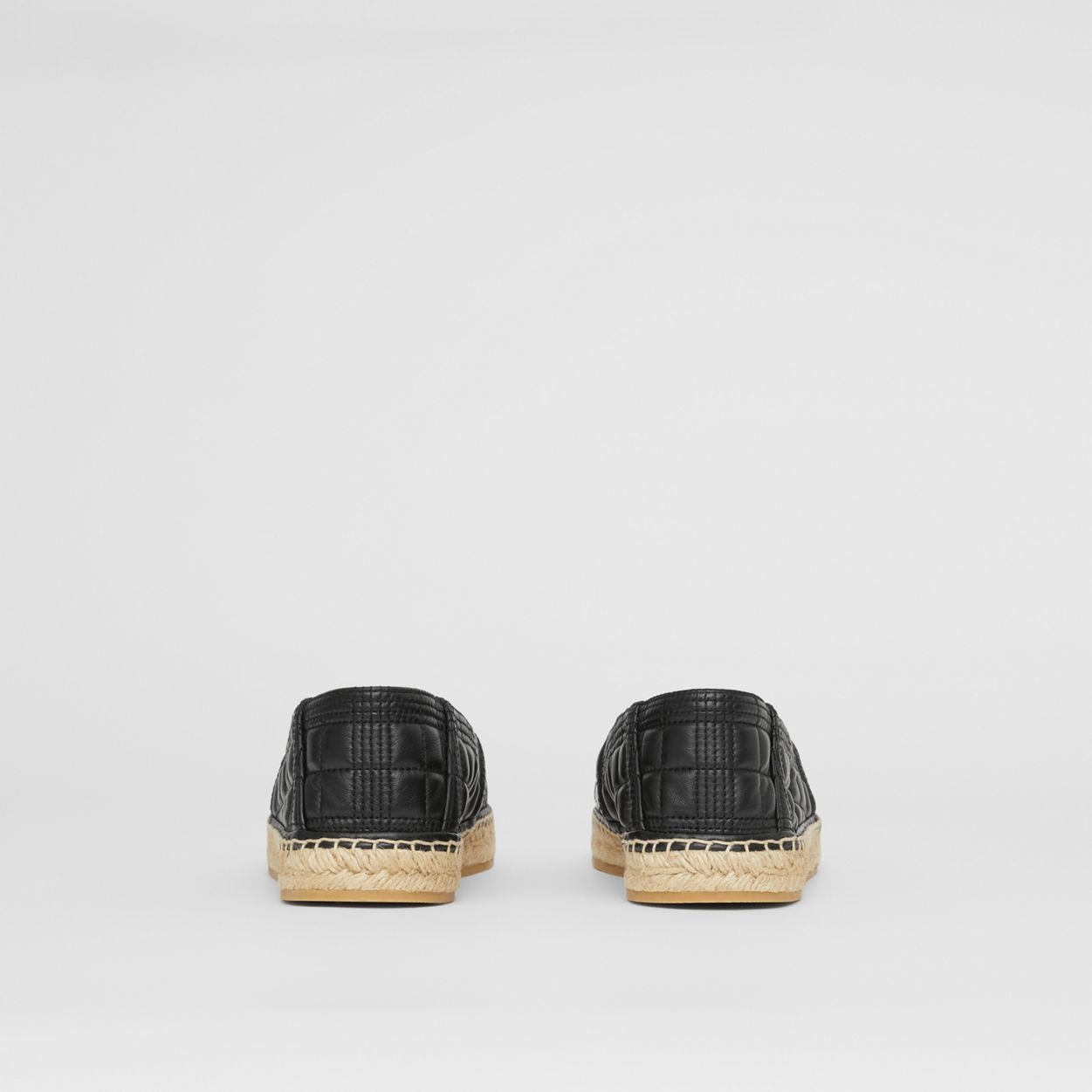 Horseferry Print Quilted Leather Espadrilles - 6