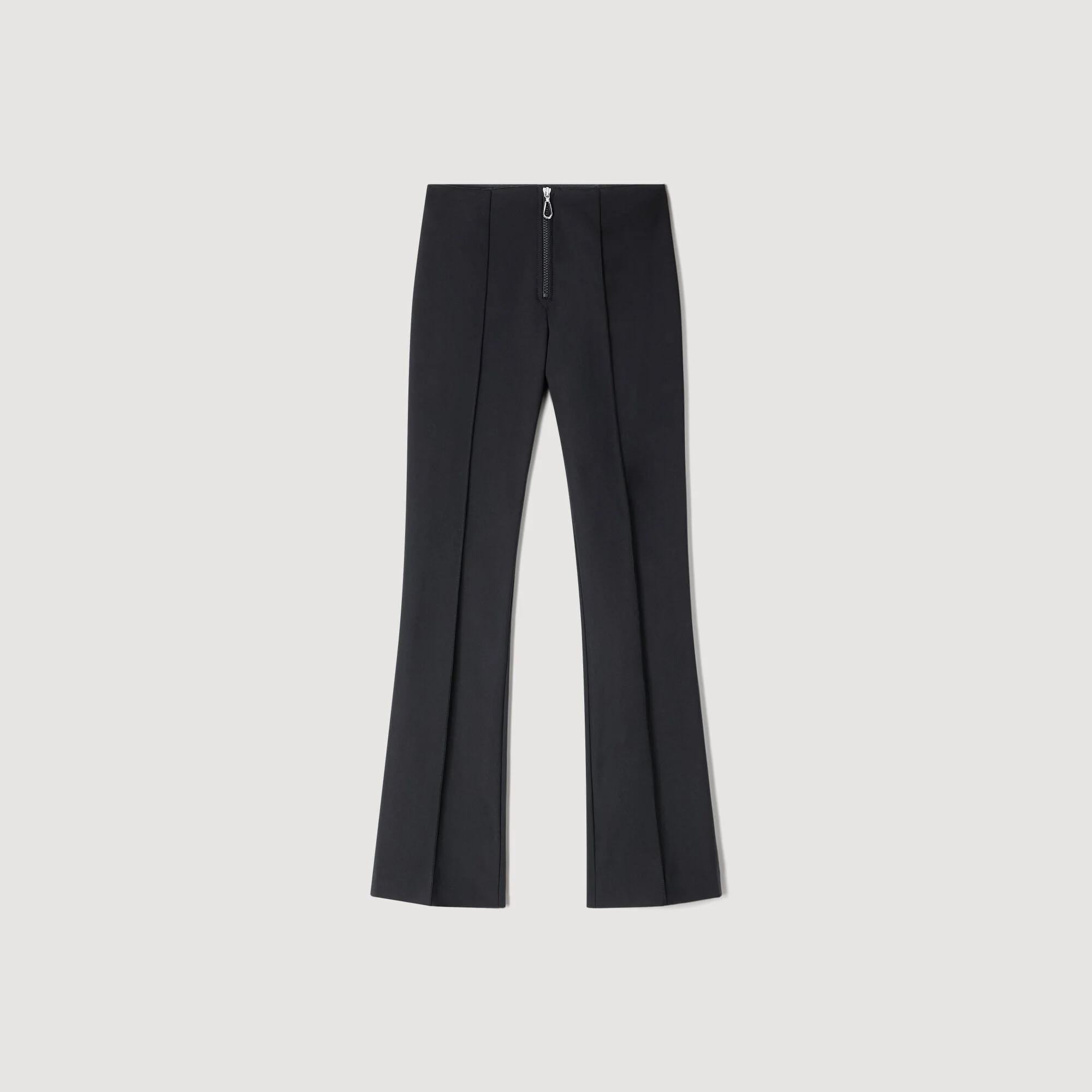 PLEAT AND ZIP TROUSERS - 1