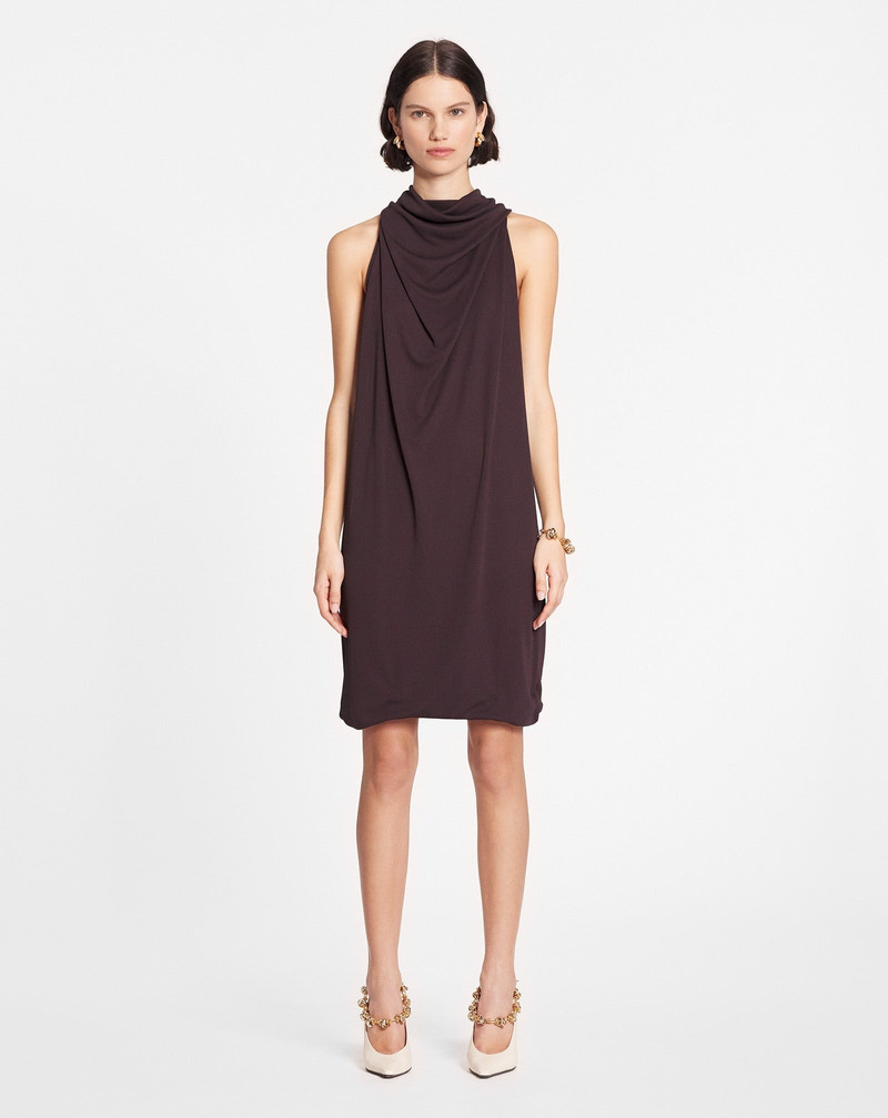 Lanvin SHORT DRAPED DRESS outlook