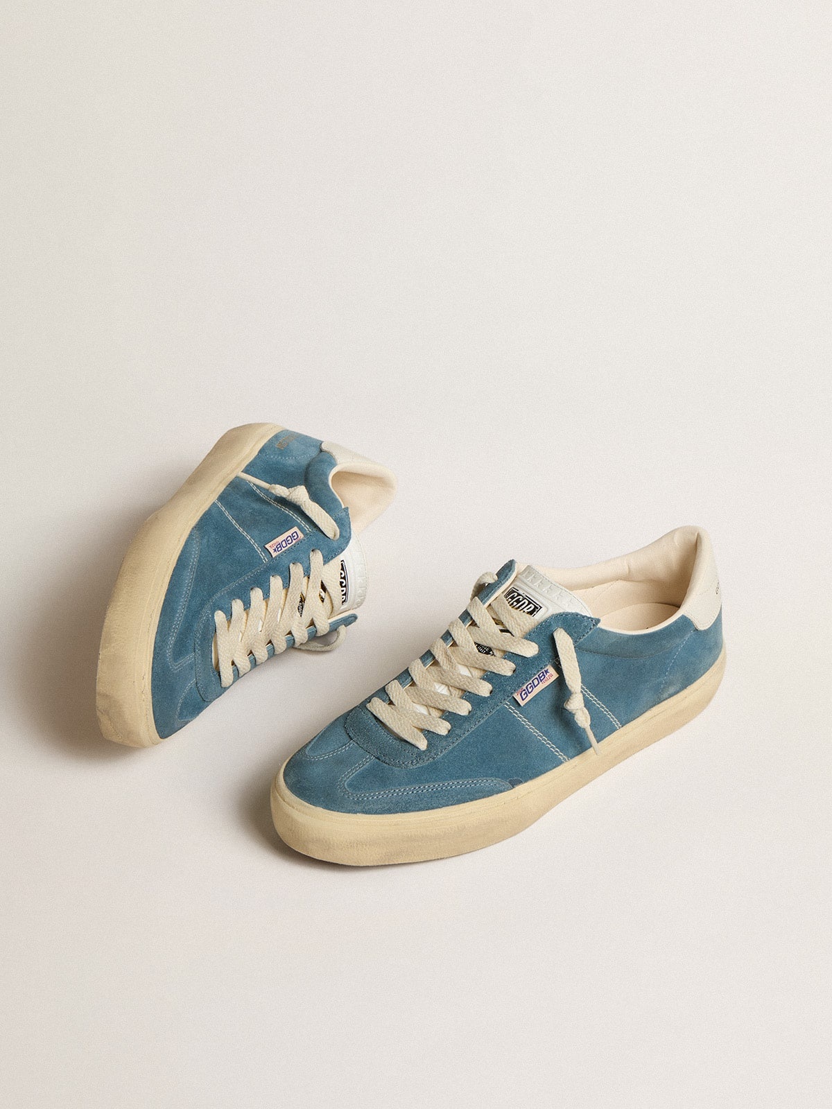 Men’s Soul Star in bright blue suede - 2