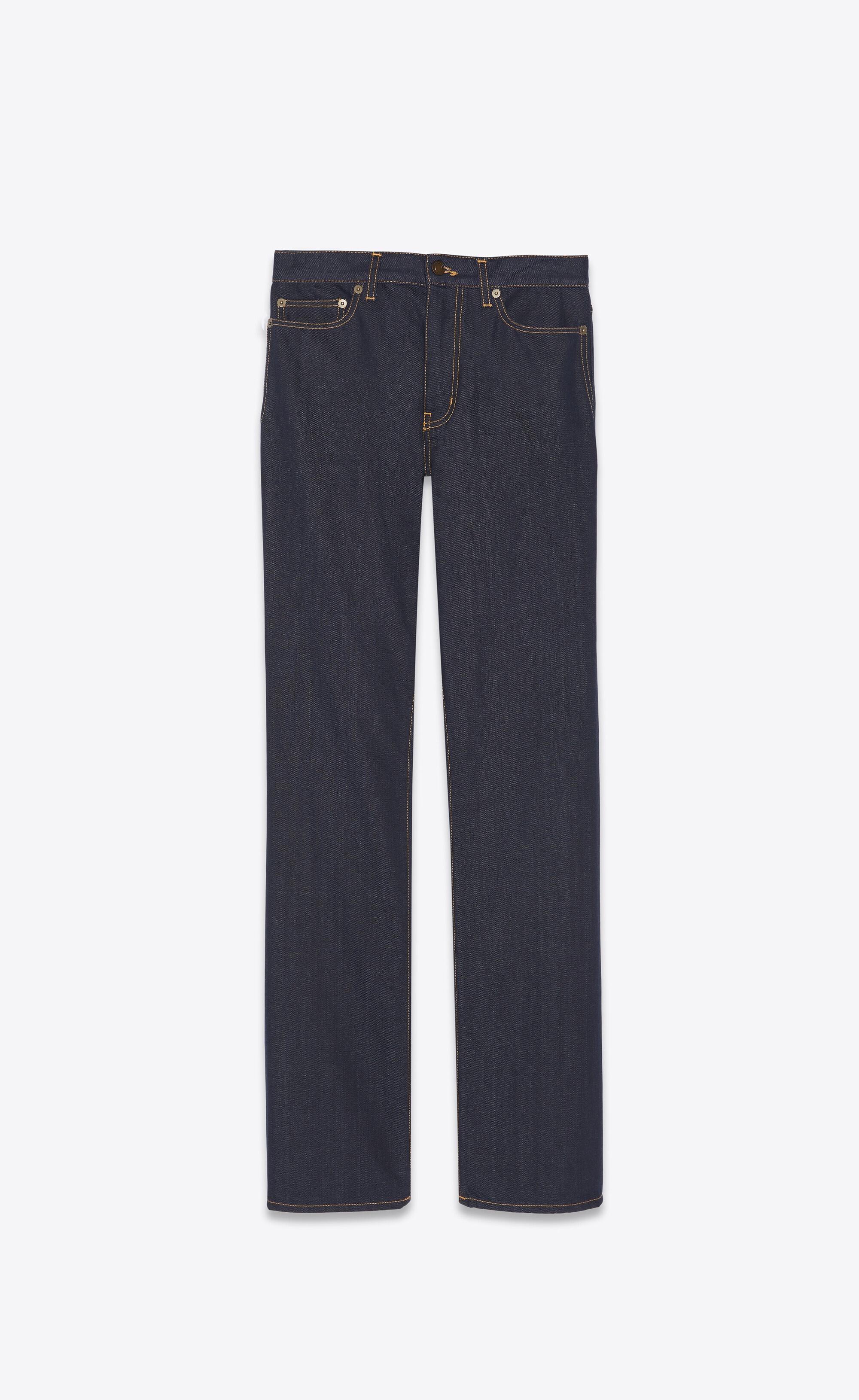 janice jeans in deep blue denim - 1