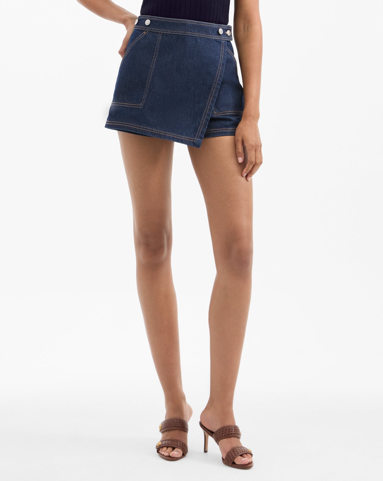 WINSLET DENIM SKORT - 3