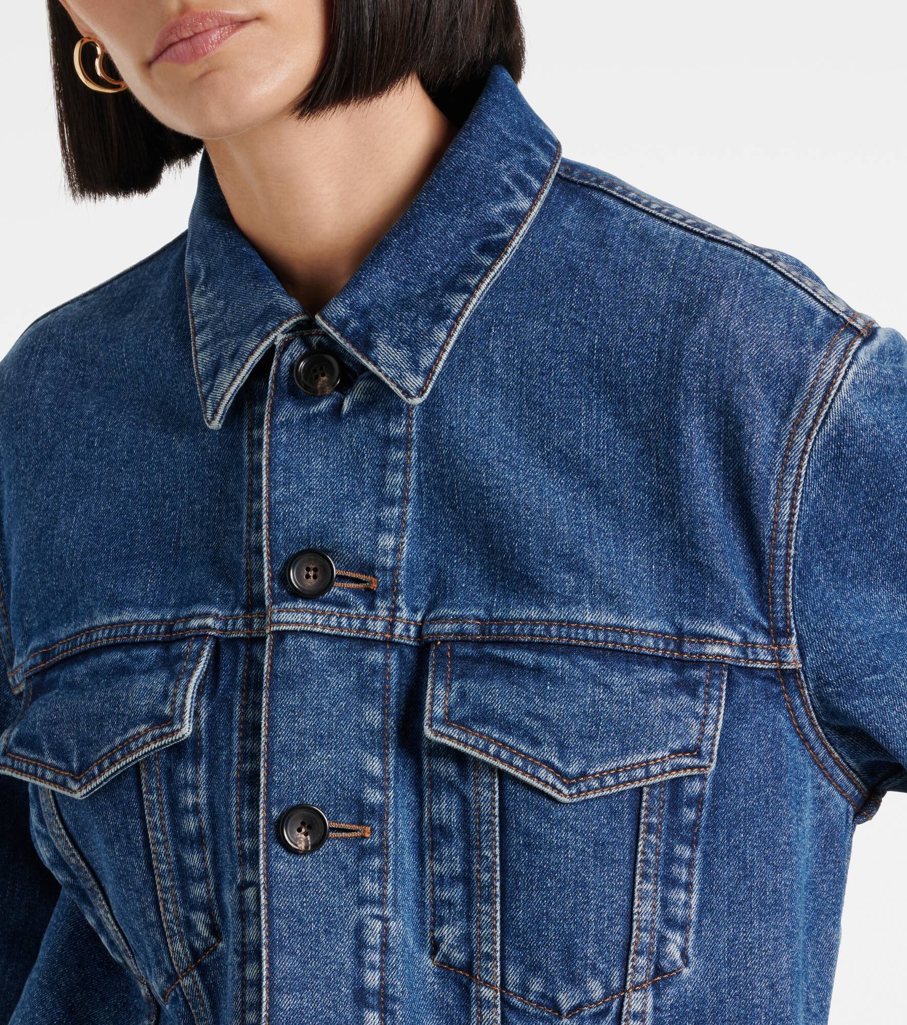 Tulus cotton and silk denim jacket - 4