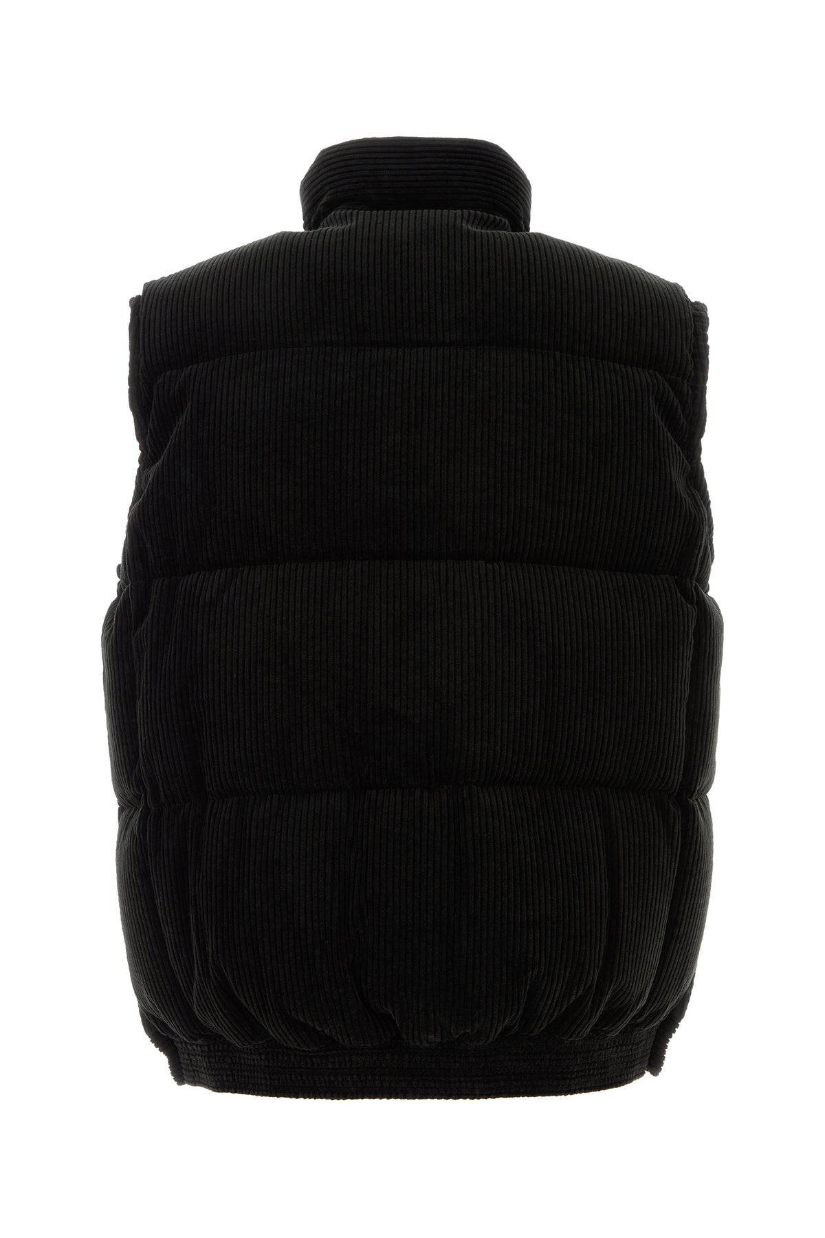 Black corduroy down jacket - 2