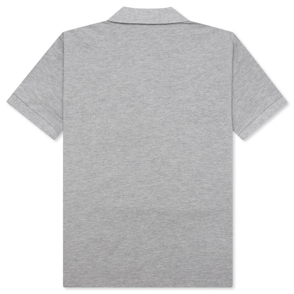 COMME DES GARCONS PLAY X THE ARTIST INVADER WOMEN'S POLO - GREY - 2