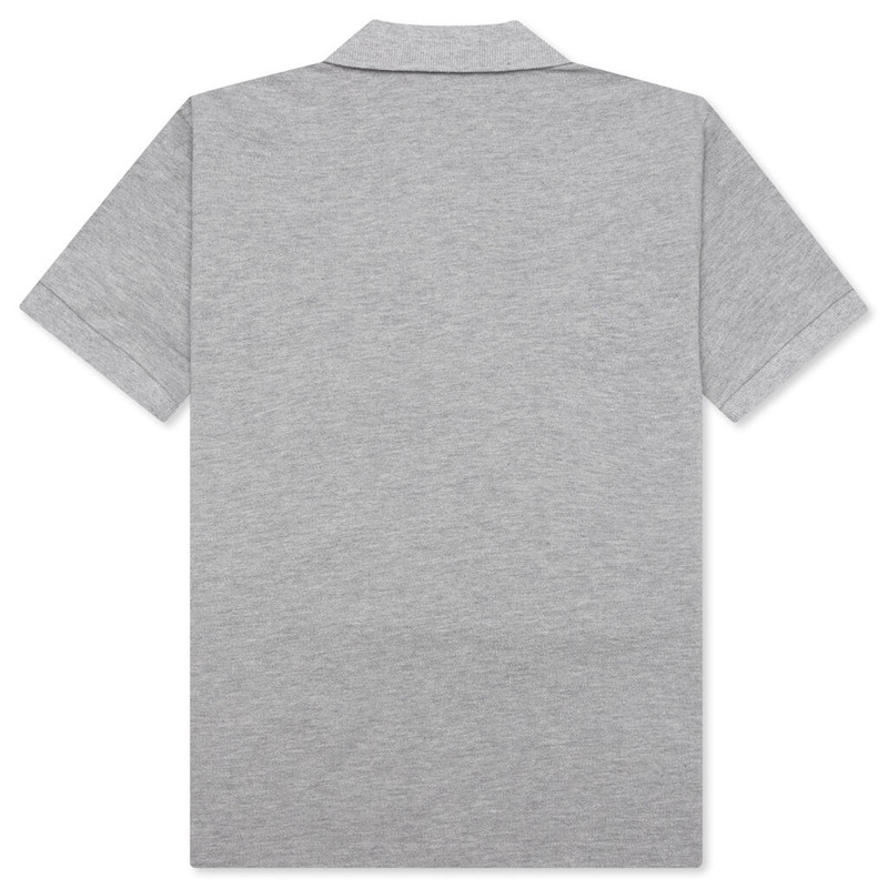 Comme des Garçons PLAY COMME DES GARCONS PLAY X THE ARTIST INVADER WOMEN'S POLO - GREY outlook