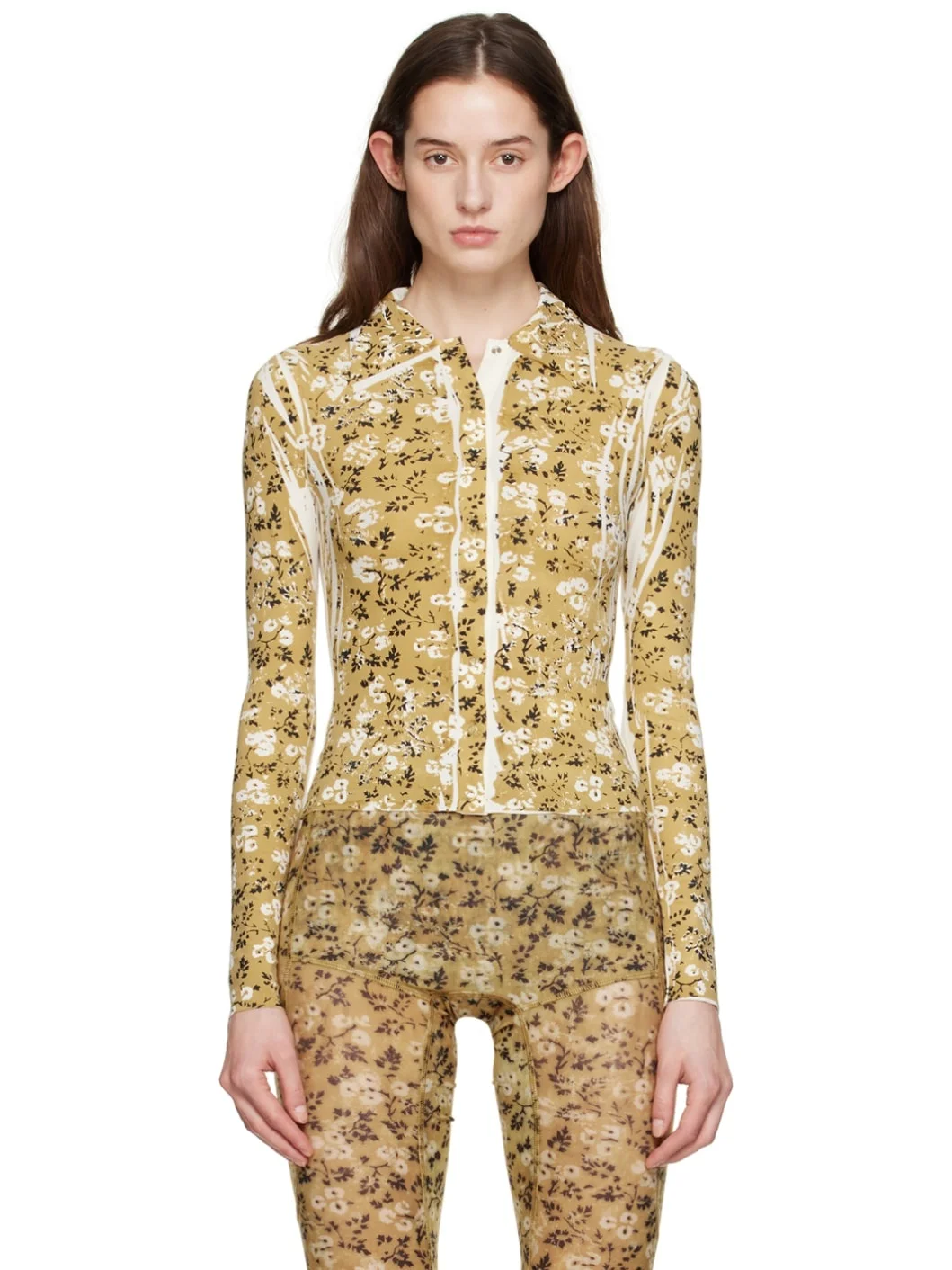 Yellow Chk Shirt - 1