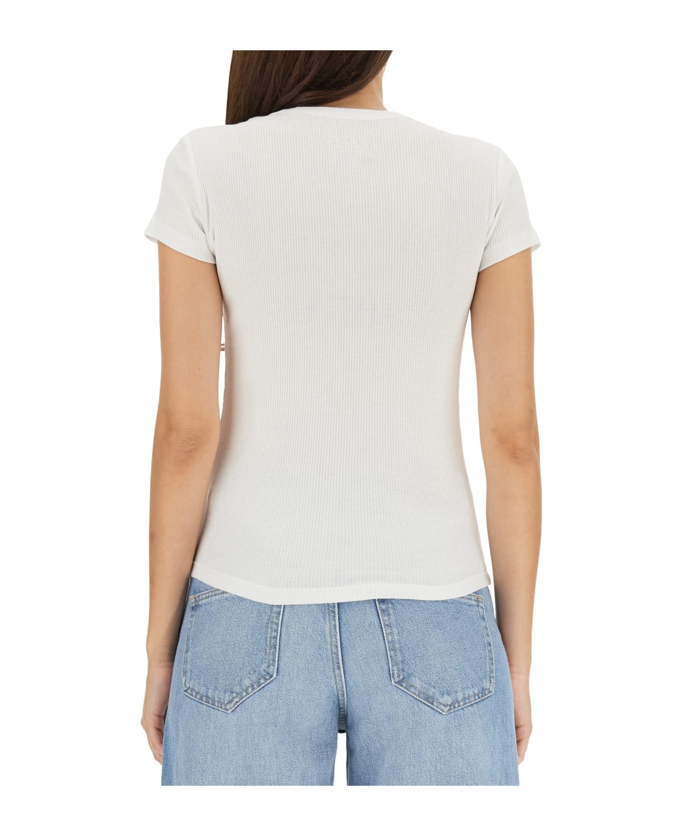 Slim Fit Fine Ribbed Top - 2