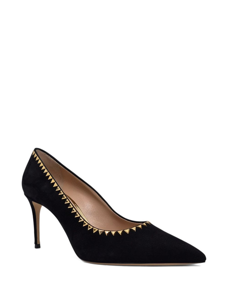 CASADEI suede pointed-toe pumps outlook