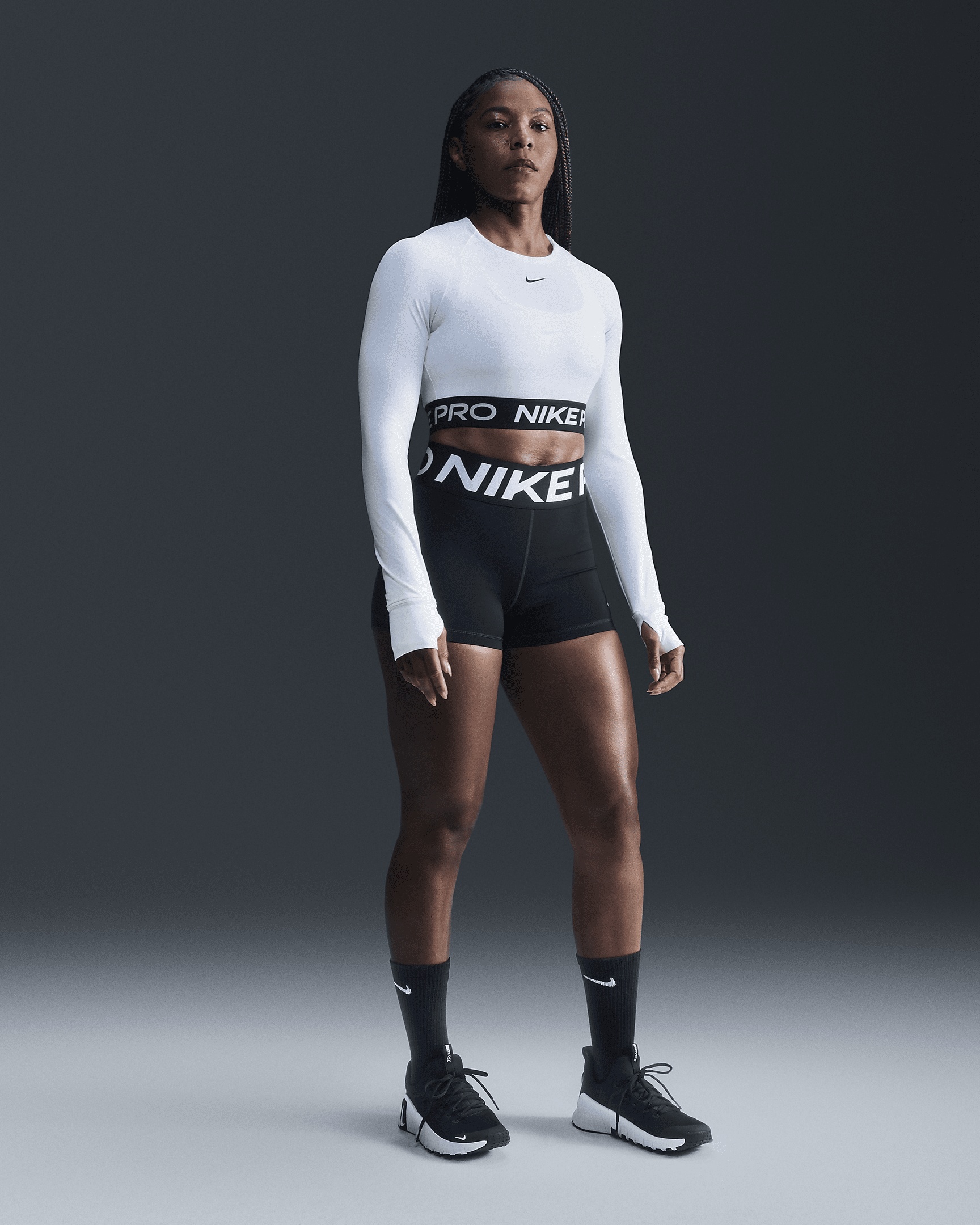 Nike Pro Sculpt Women's High-Waisted 3" Biker Shorts - 1