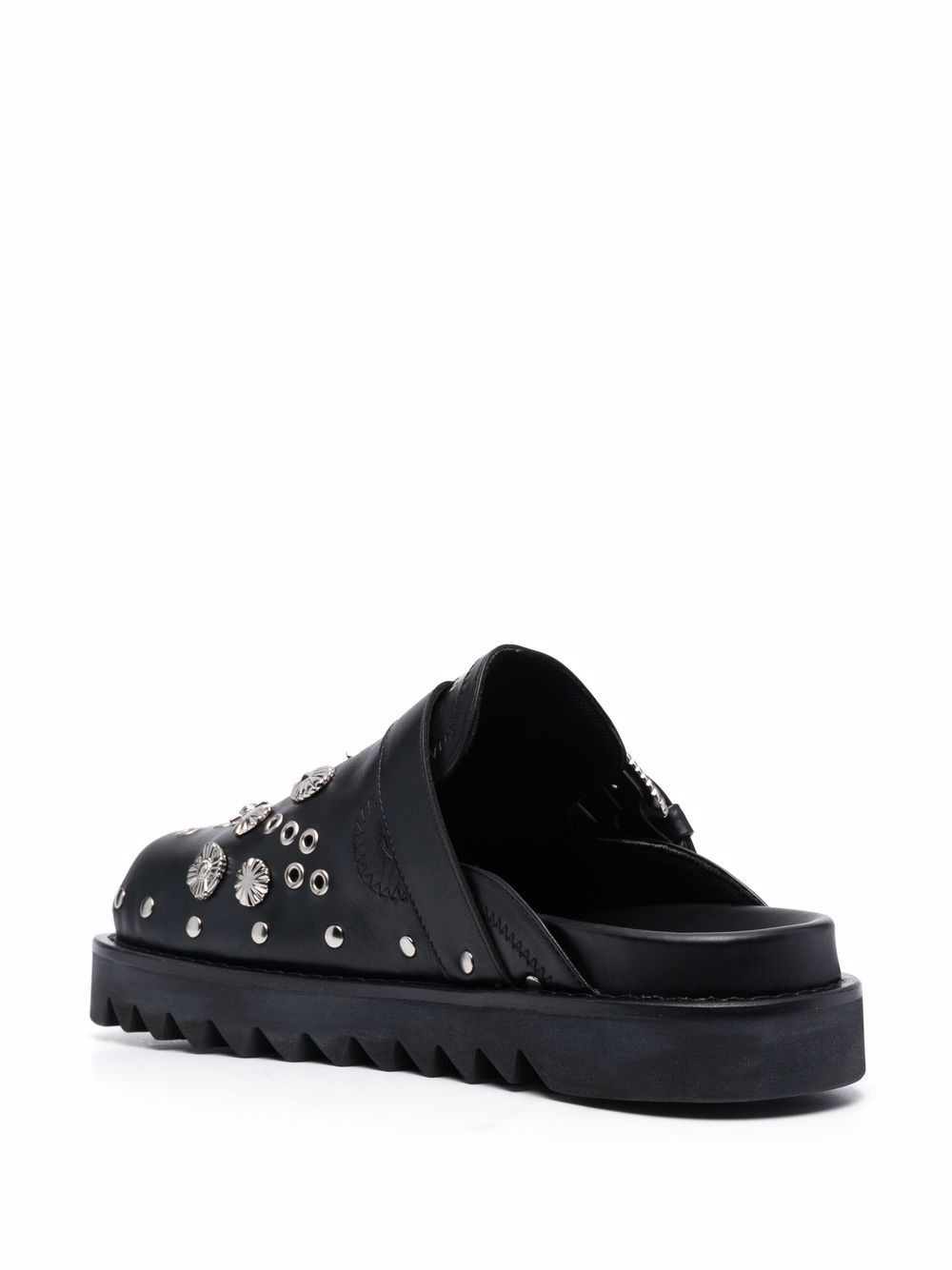 silver embellished clogs - 3
