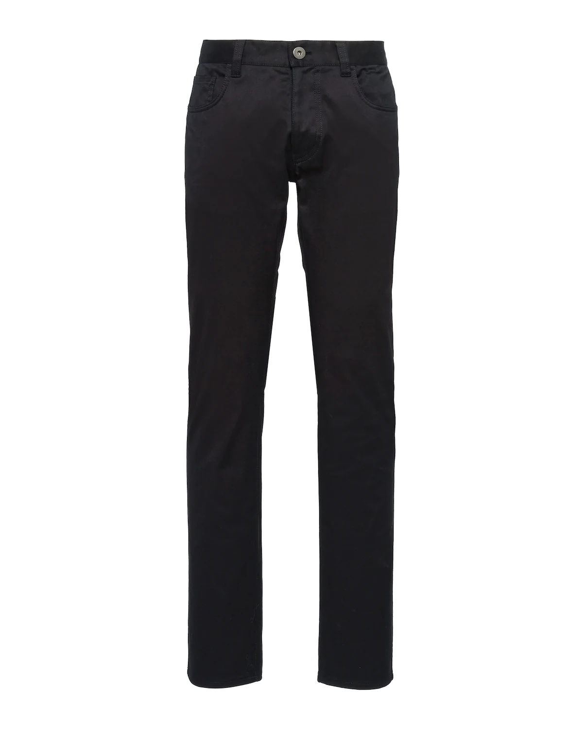 Stretch drill five-pocket trousers - 1