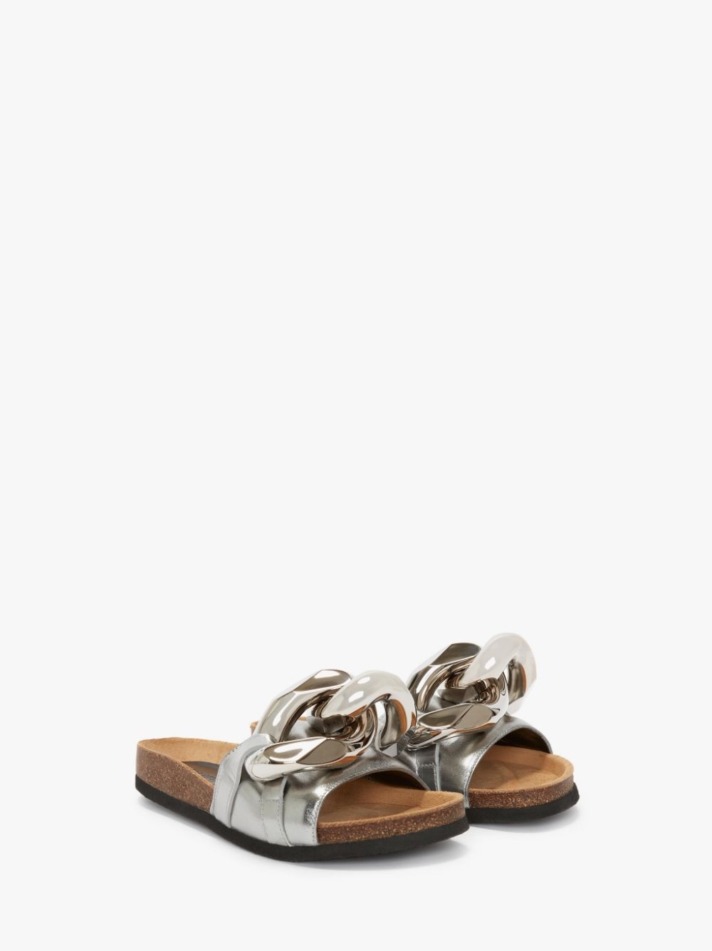 WOMEN'S CHAIN LOAFER SLIDES - 2