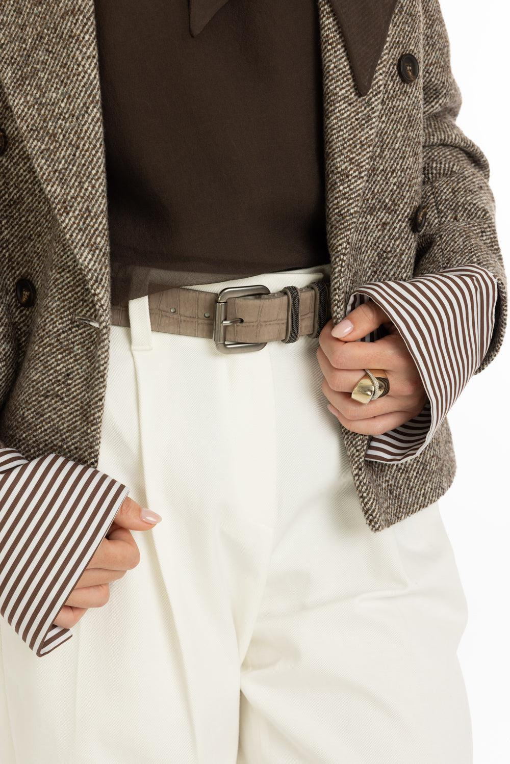 Three Ring Embossed Belt - 5