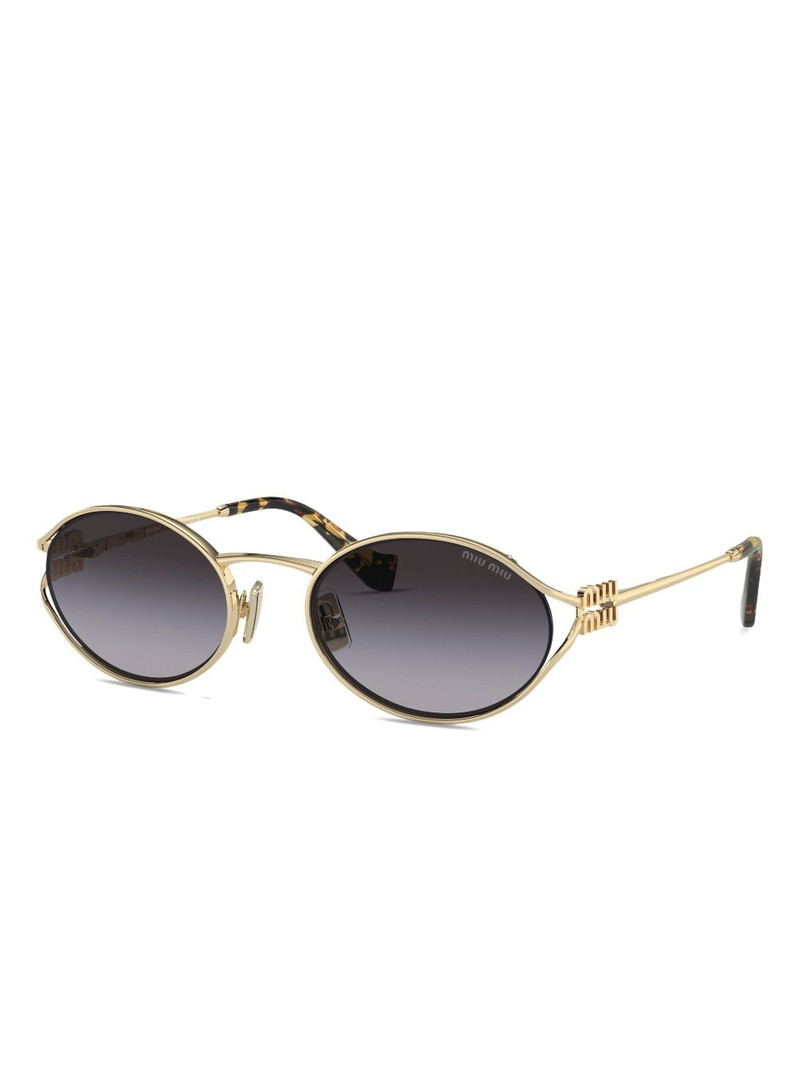 Miu Miu oval-frame sunglasses outlook