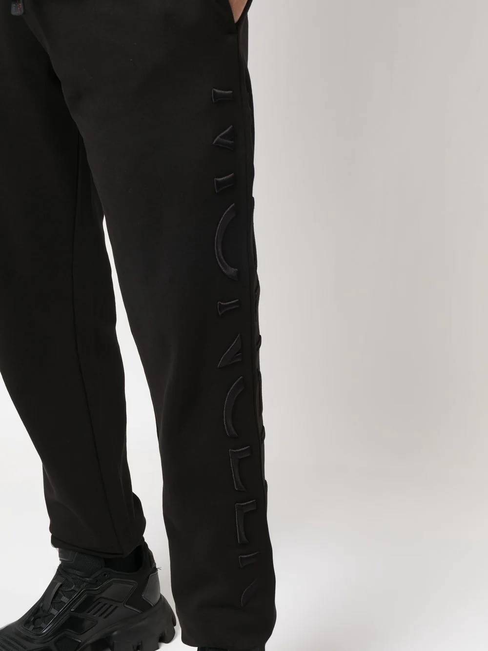 logo-embroidered track pants - 5