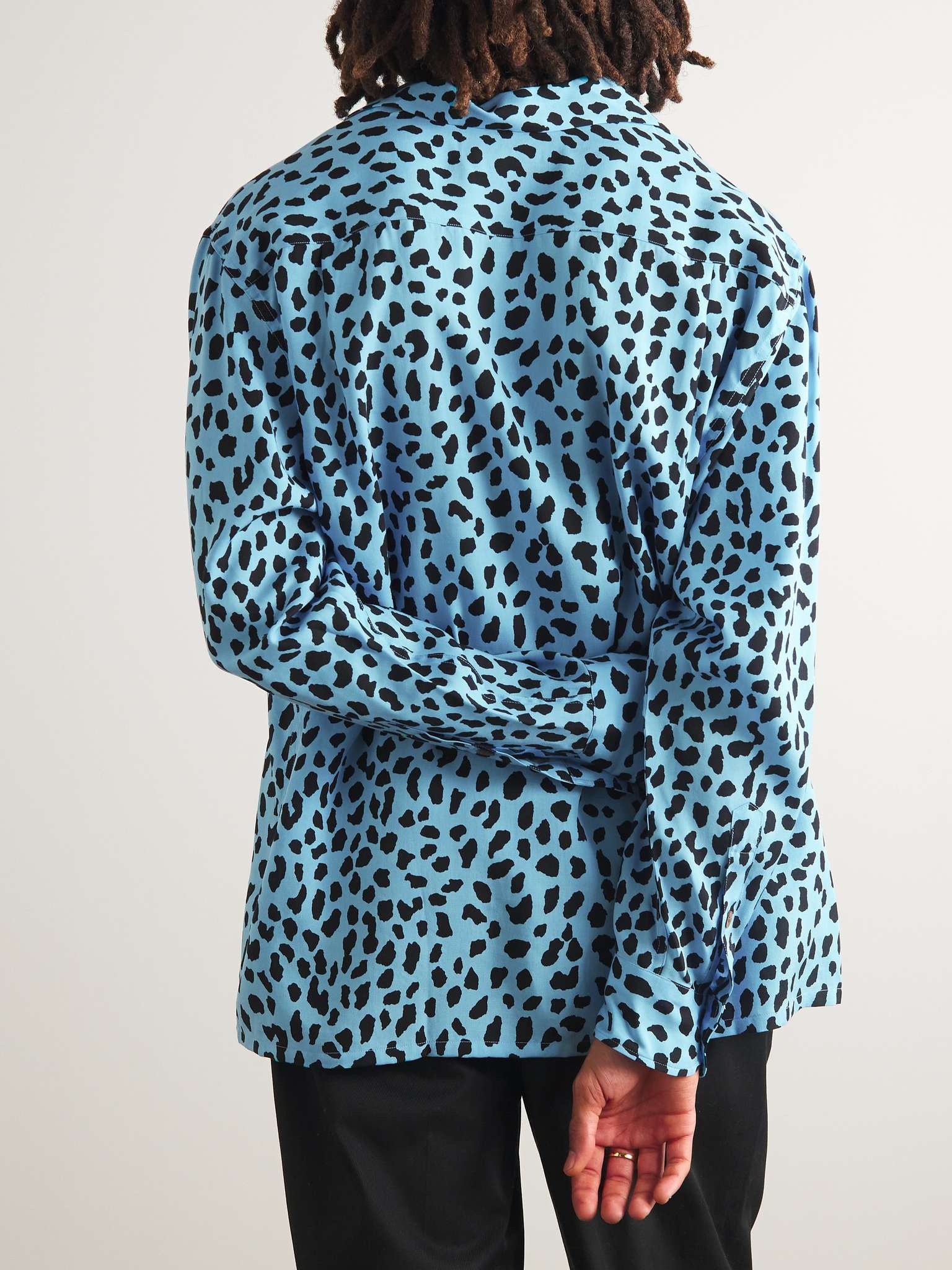 Camp-Collar Leopard-Print TENCEL™ Lyocell Shirt - 4