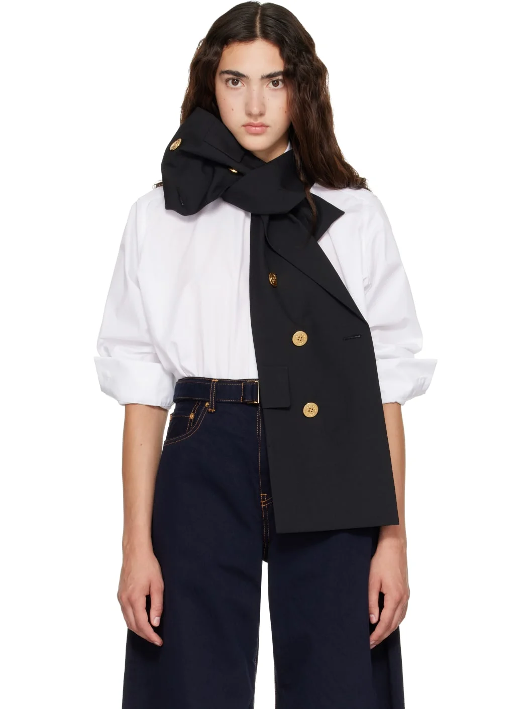 White Poplin x Suiting Shirt - 1