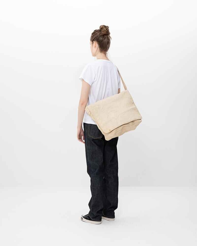 visvim UT.SATCHEL 24L (FR VEG.LB) IVORY | REVERSIBLE