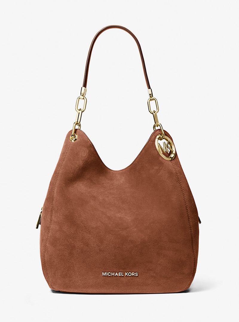 Lillie Large Suede Shoulder Bag 1