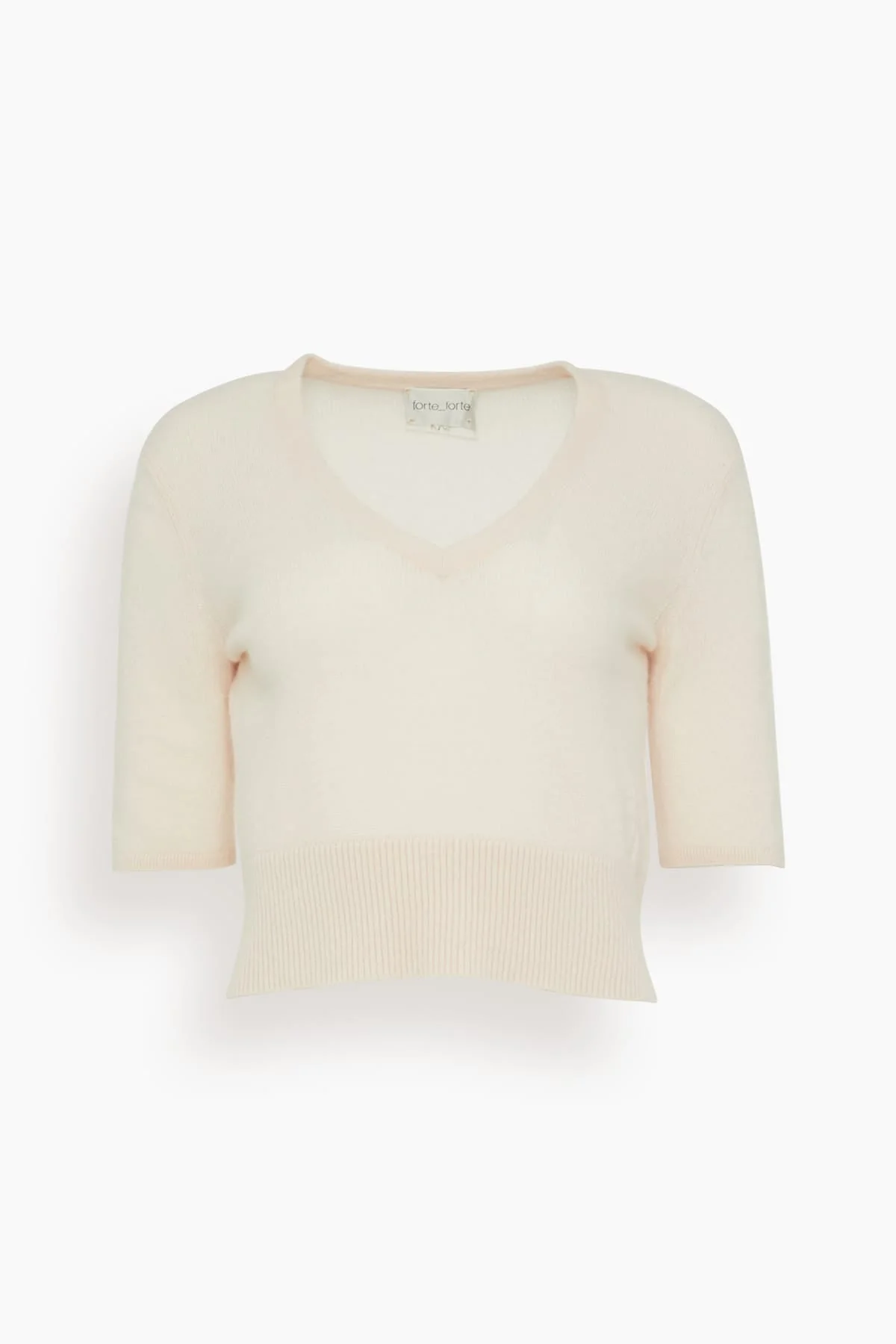 Wool Cashmere Sweater in Peonia - 1