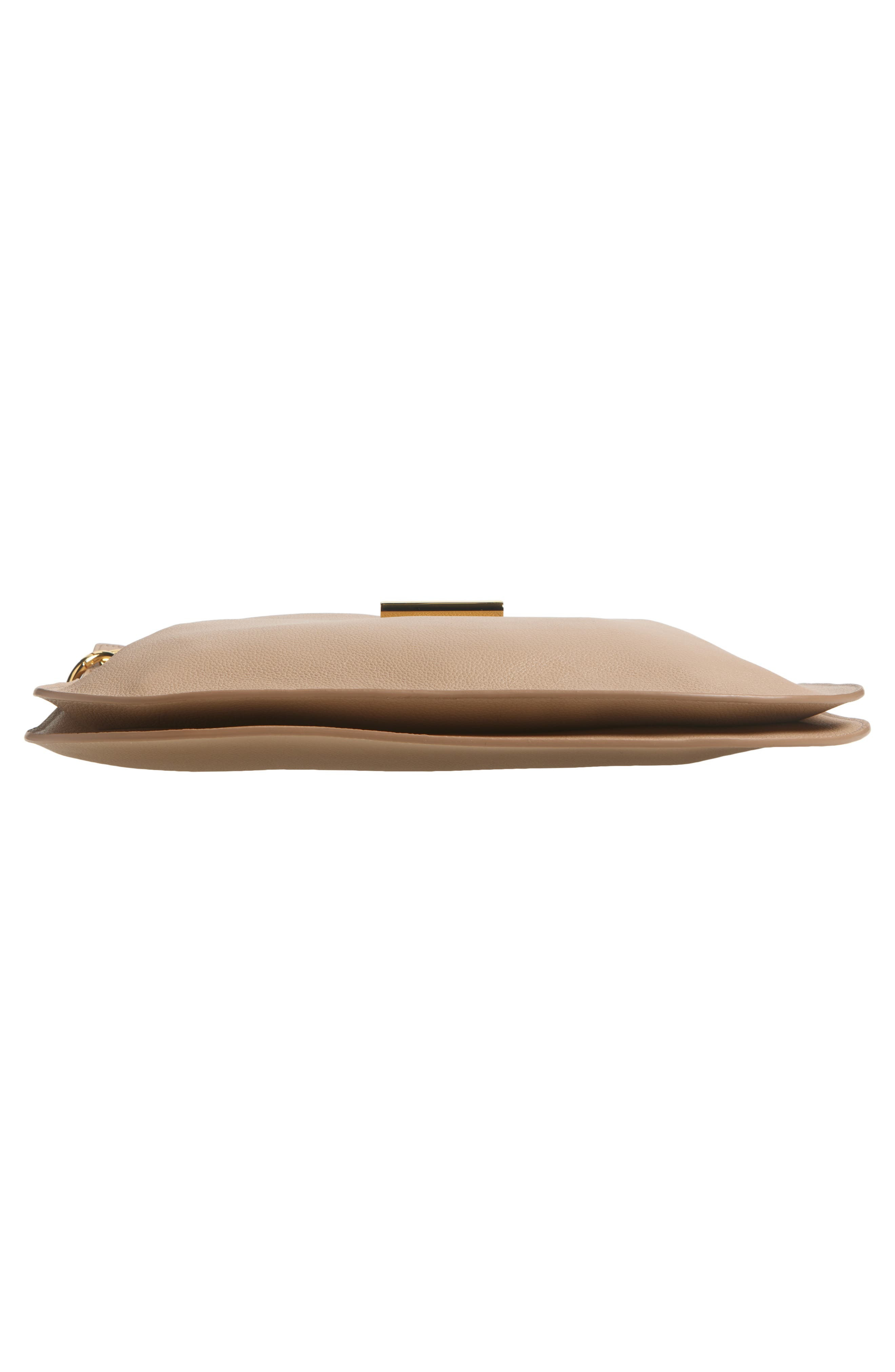 TOM FORD Large Tara Leather Hobo Bag in 1J013 Light Beige at Nordstrom - 7