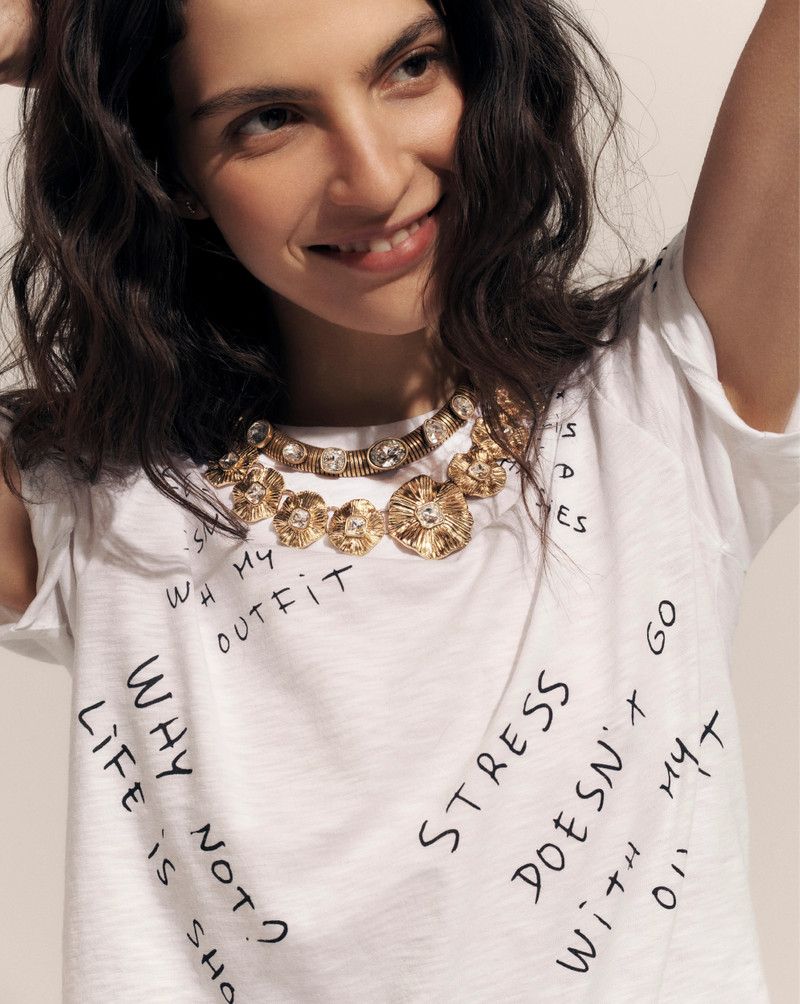 CARLA PRINTED CREWNECK T-SHIRT 6