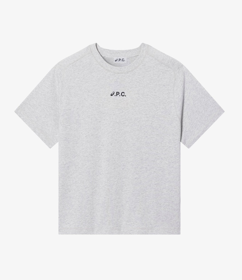 + Asics Interaction 로고 인쇄 유기 Cotton-Jersey 티셔츠 - 1
