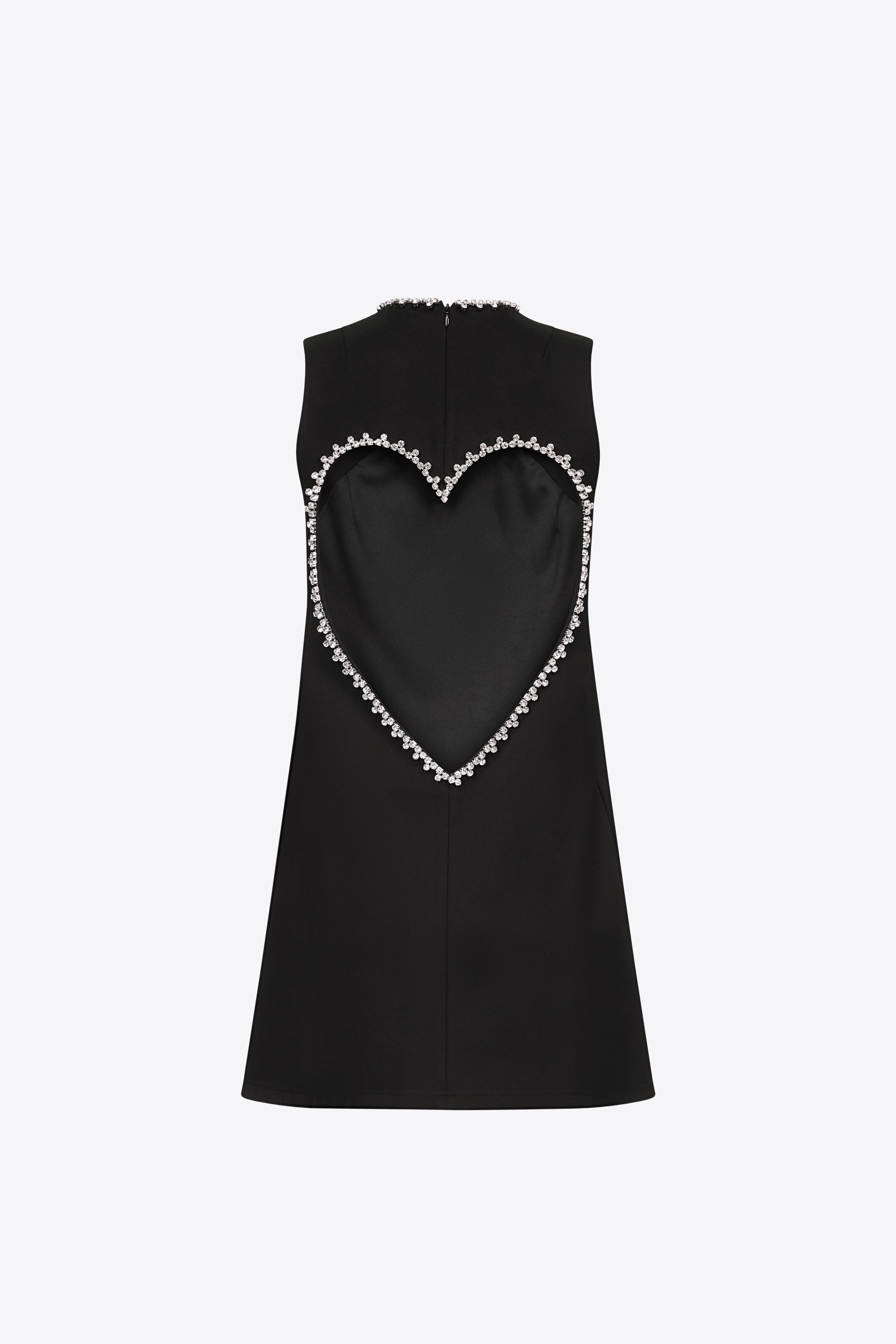 CRYSTAL HEART BACK DRESS - 2